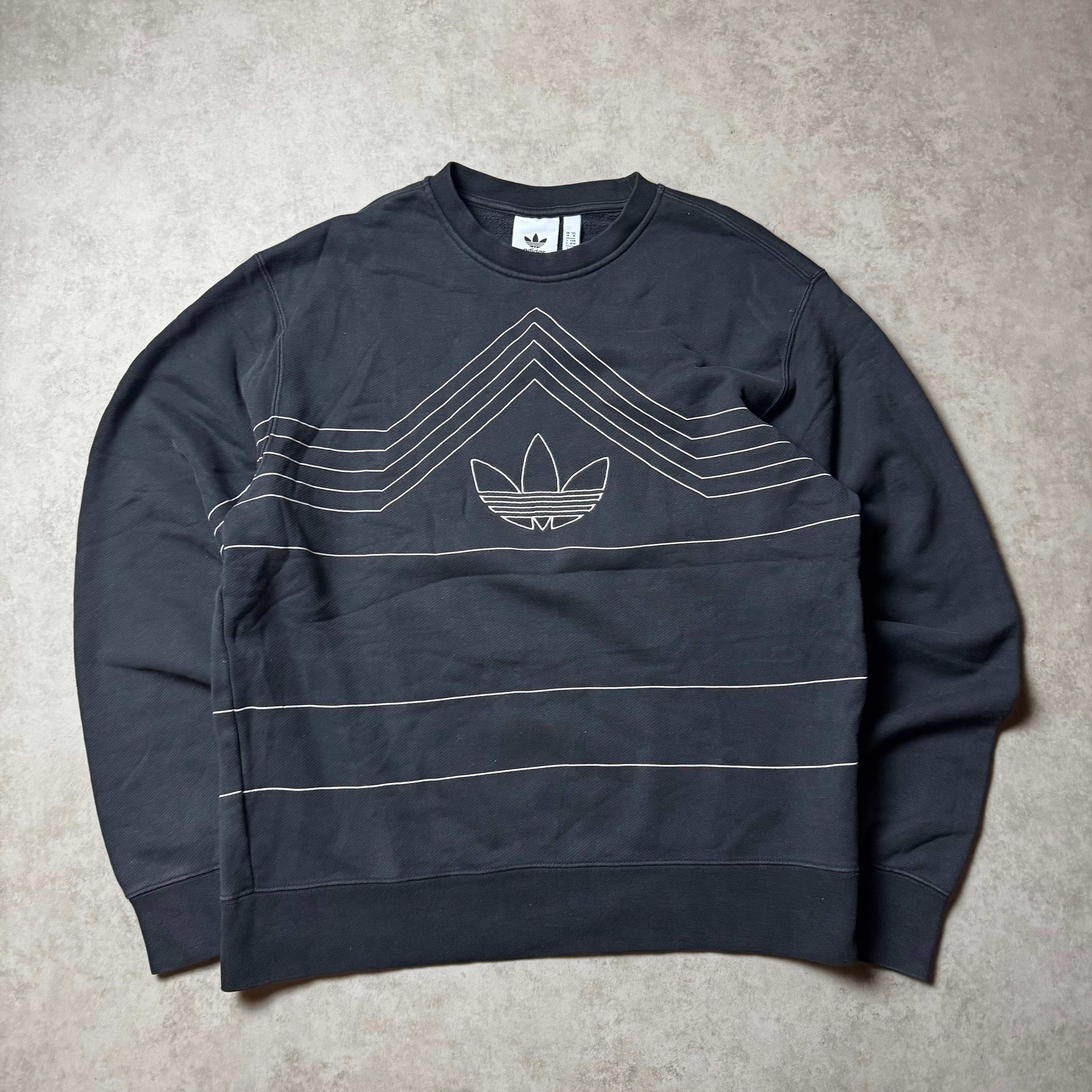 Black Adidas Sweatshirt - M