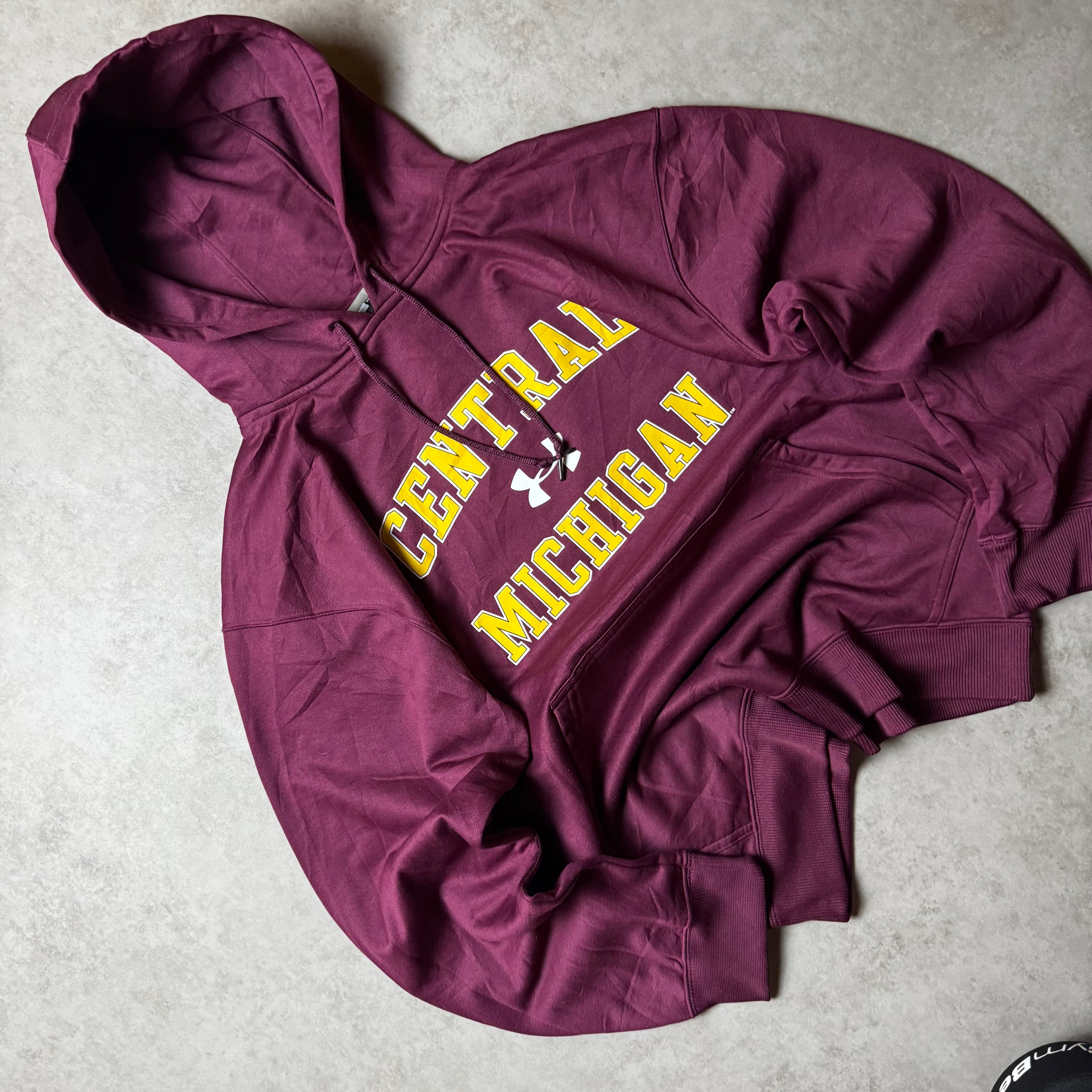 Purple Under Armour Michigan Hoodie - Size SM