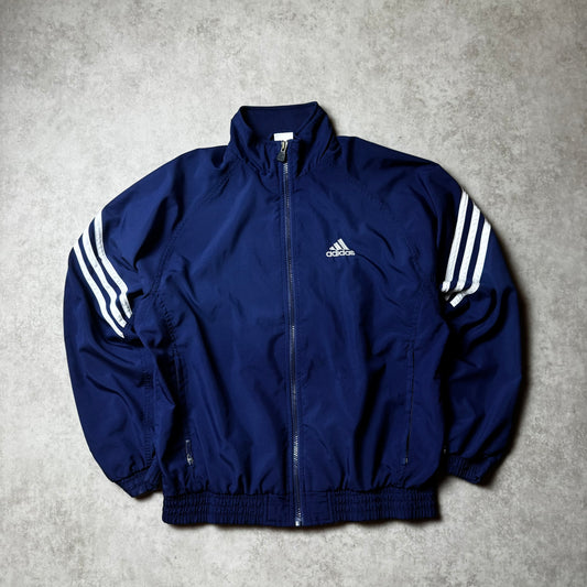 Dark Blue Adidas Windbreaker - L
