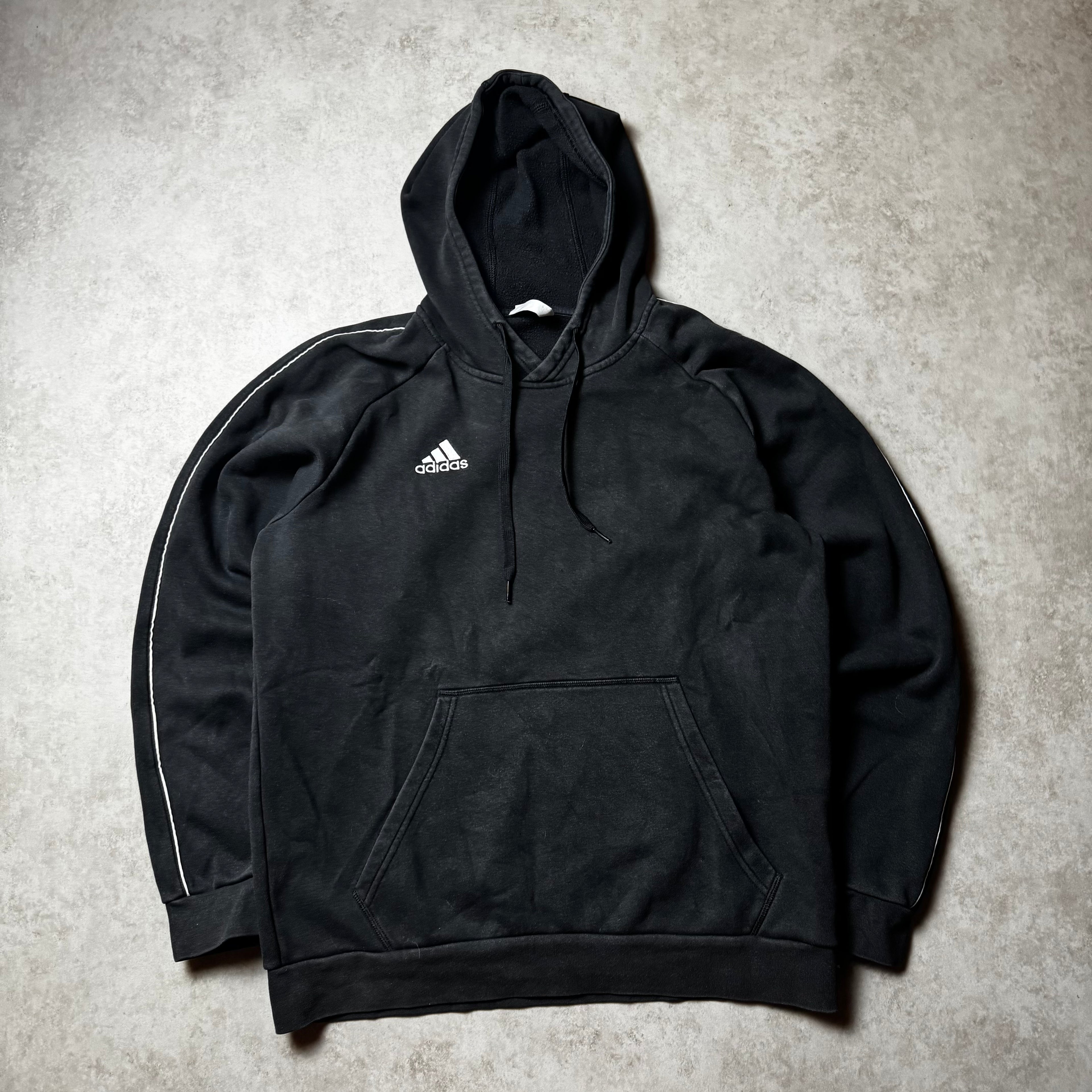 Black Adidas Hoodie - L