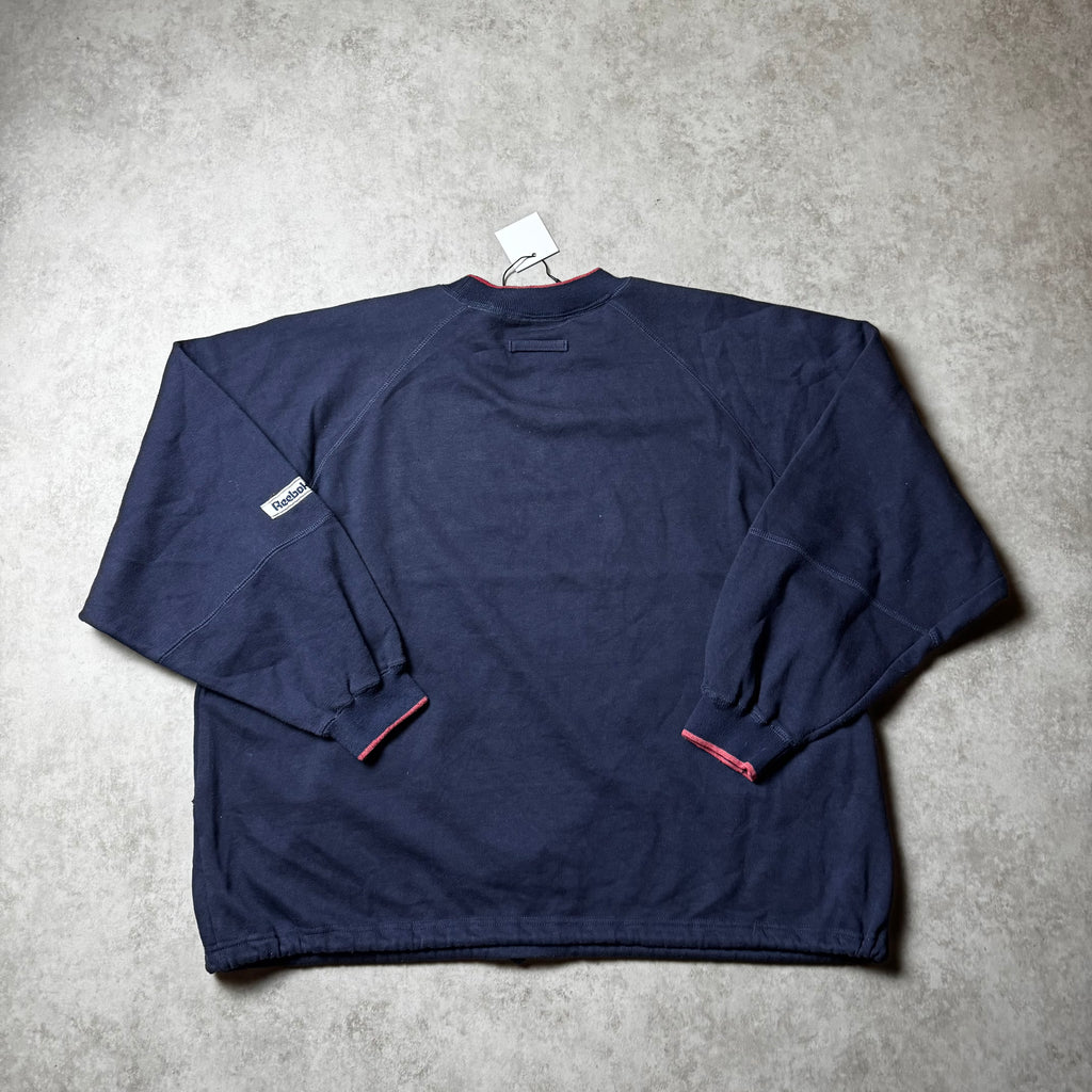 Navy Reebok Sweatshirt - L