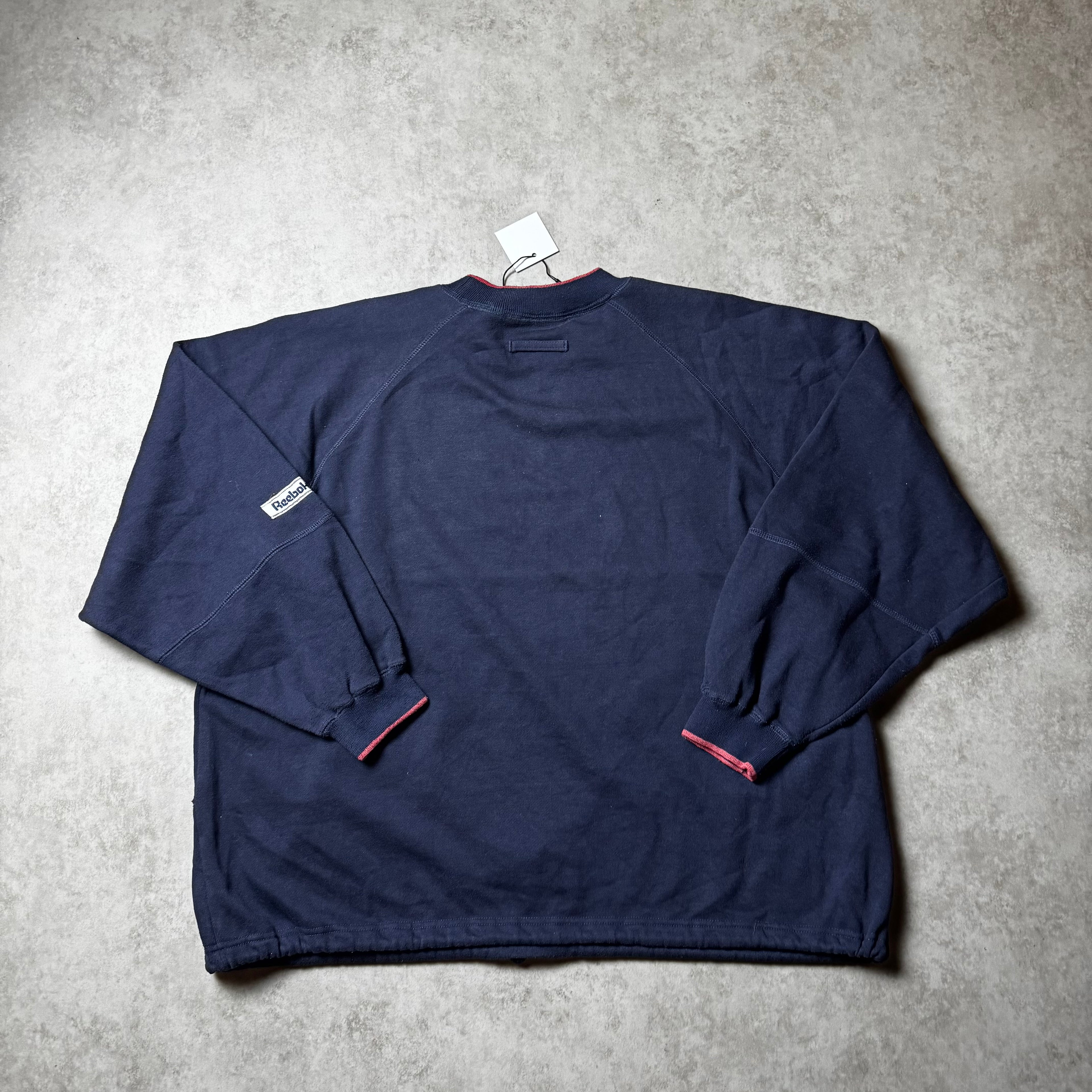 Navy Reebok Sweatshirt - L