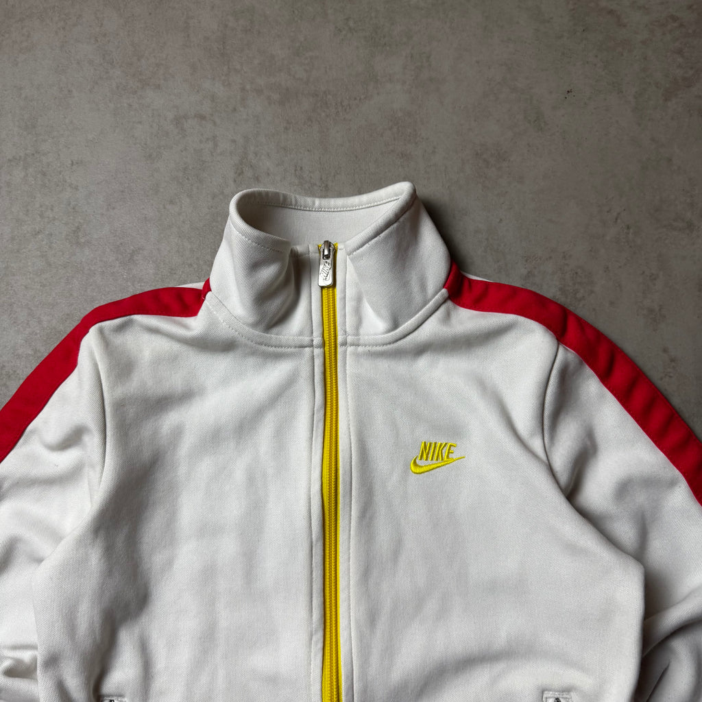 White Nike Zip Up Hoodie - L (152-158)