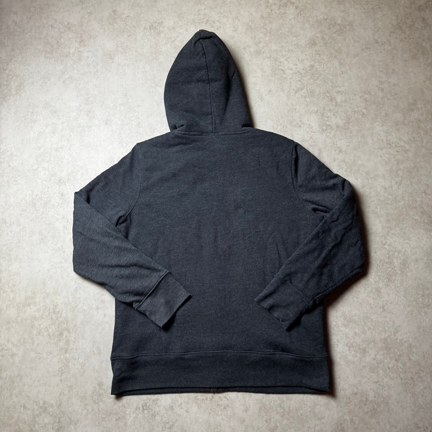 Dark Gray GAP Zip Up Fur Hoodie - L