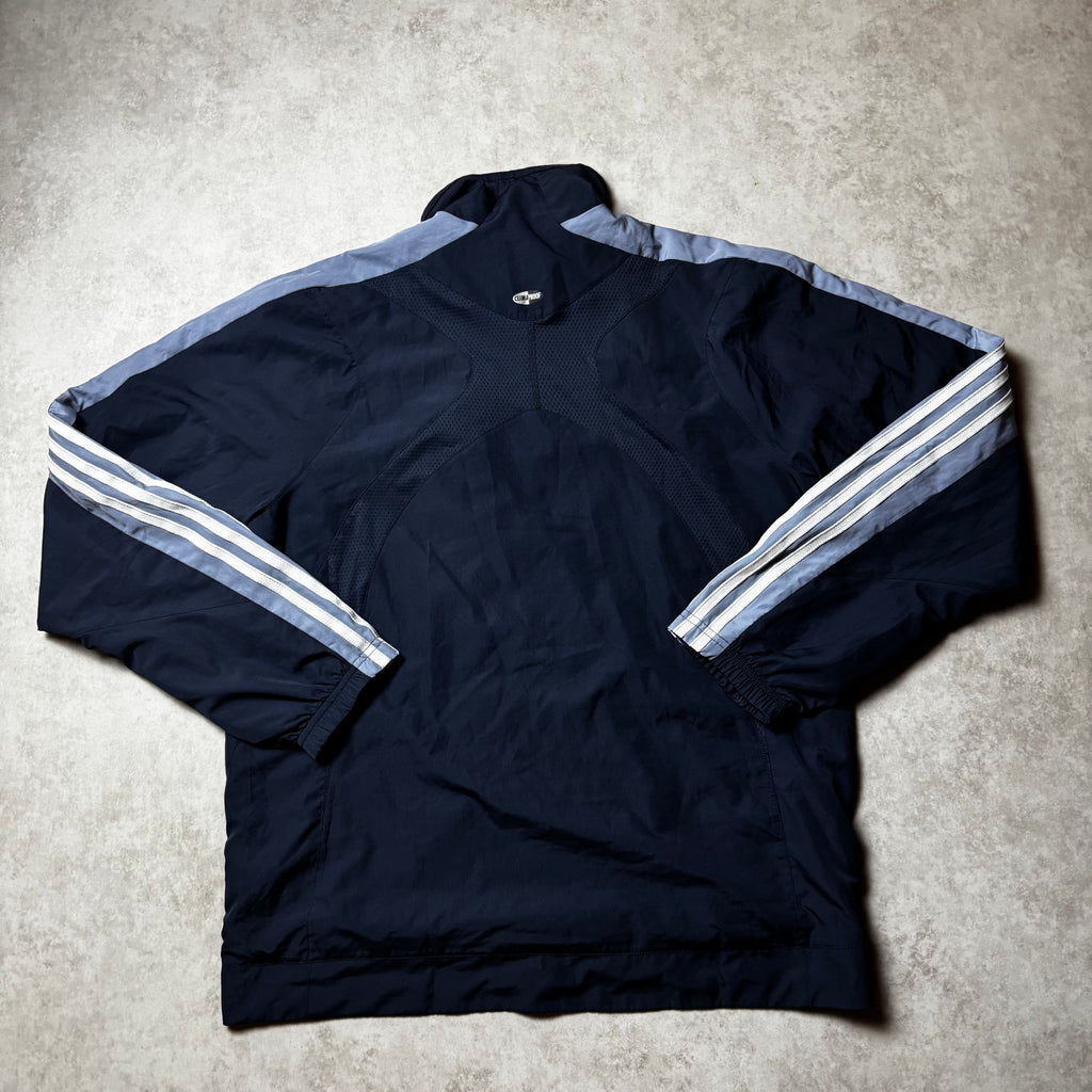 Navy Adidas Vintage Windbreaker - M