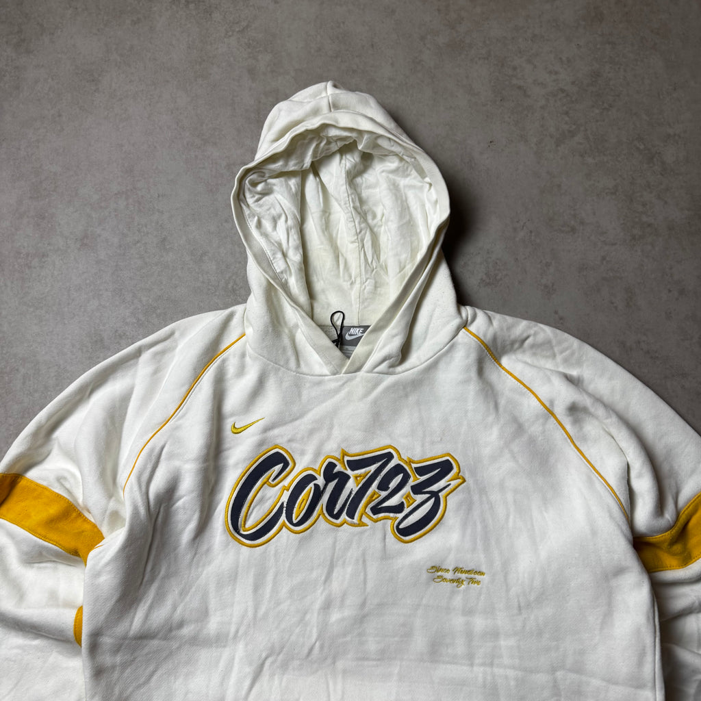 White Cortez Nike Hoodie - XL