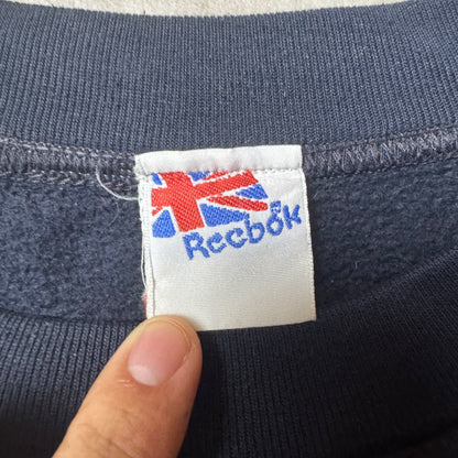 Black Vintage Reebok Sweatshirt - M