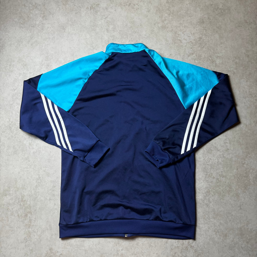 Dark Blue Adidas Zip Up Hoodie - M