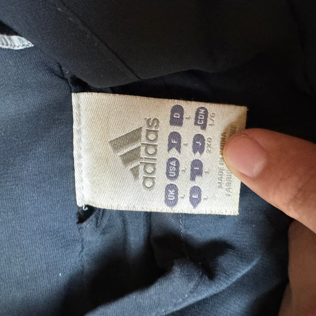 Navy Vintage Adidas Champions League Windbreaker - L