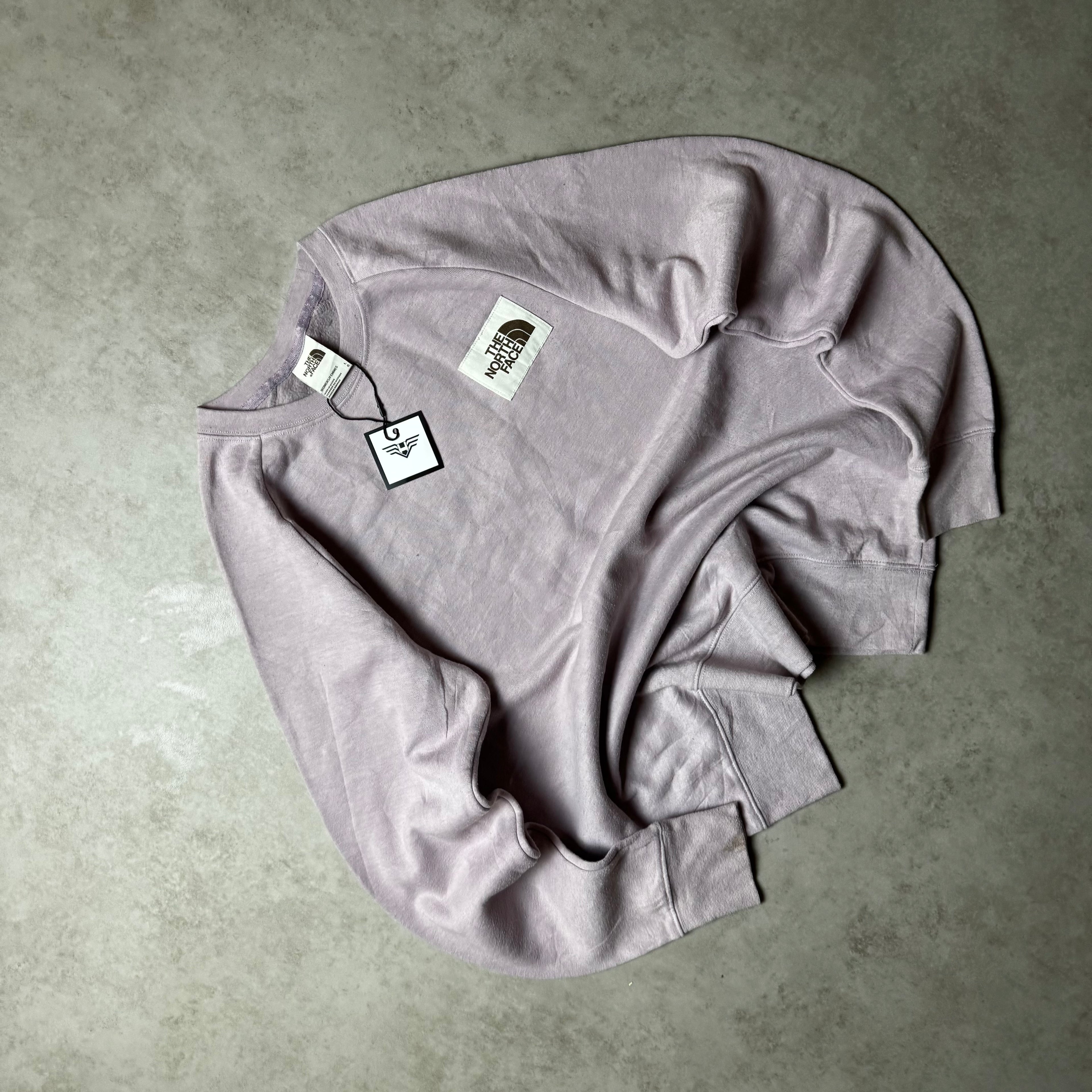 Pink North Face Sweatshirt - Size L WMNS