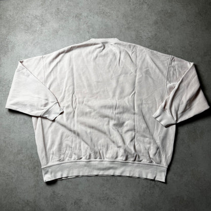 Pink Nike Cropped Oversized Sweatshirt - M