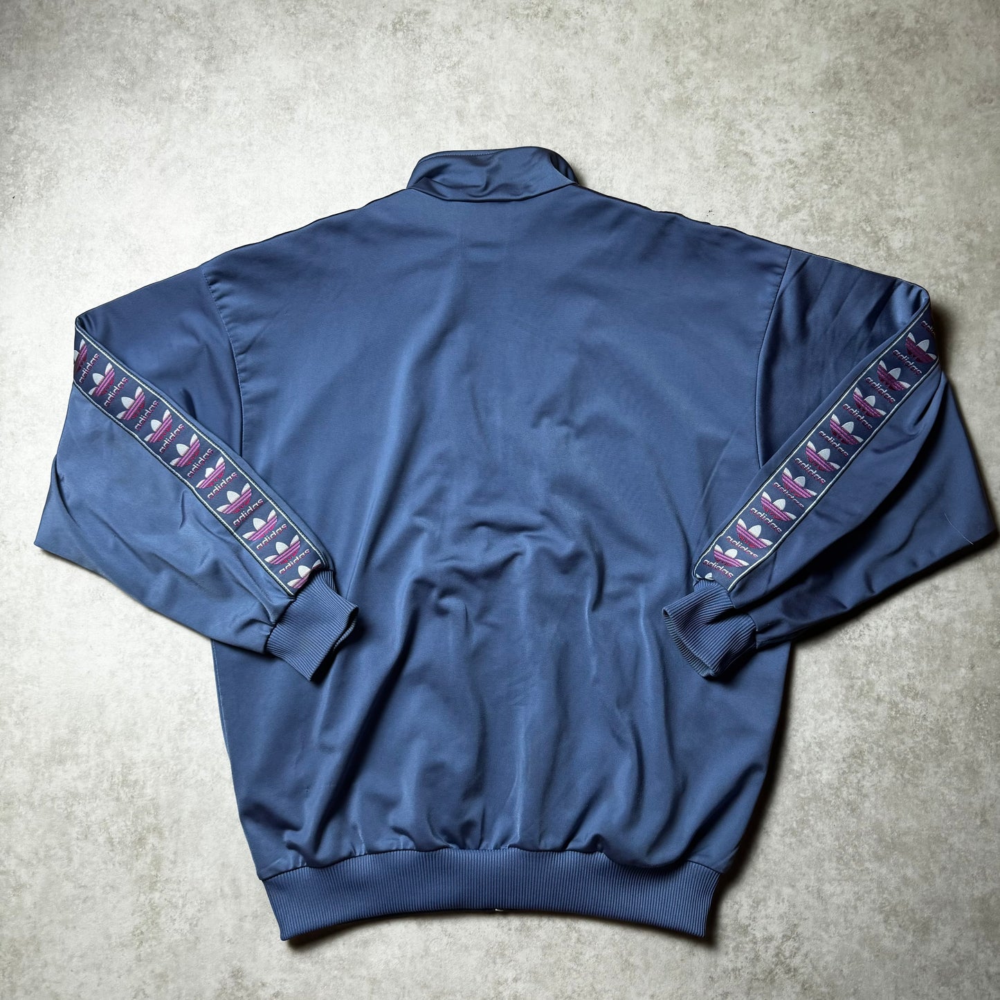 Navy Adidas Zip Up Hoodie - M