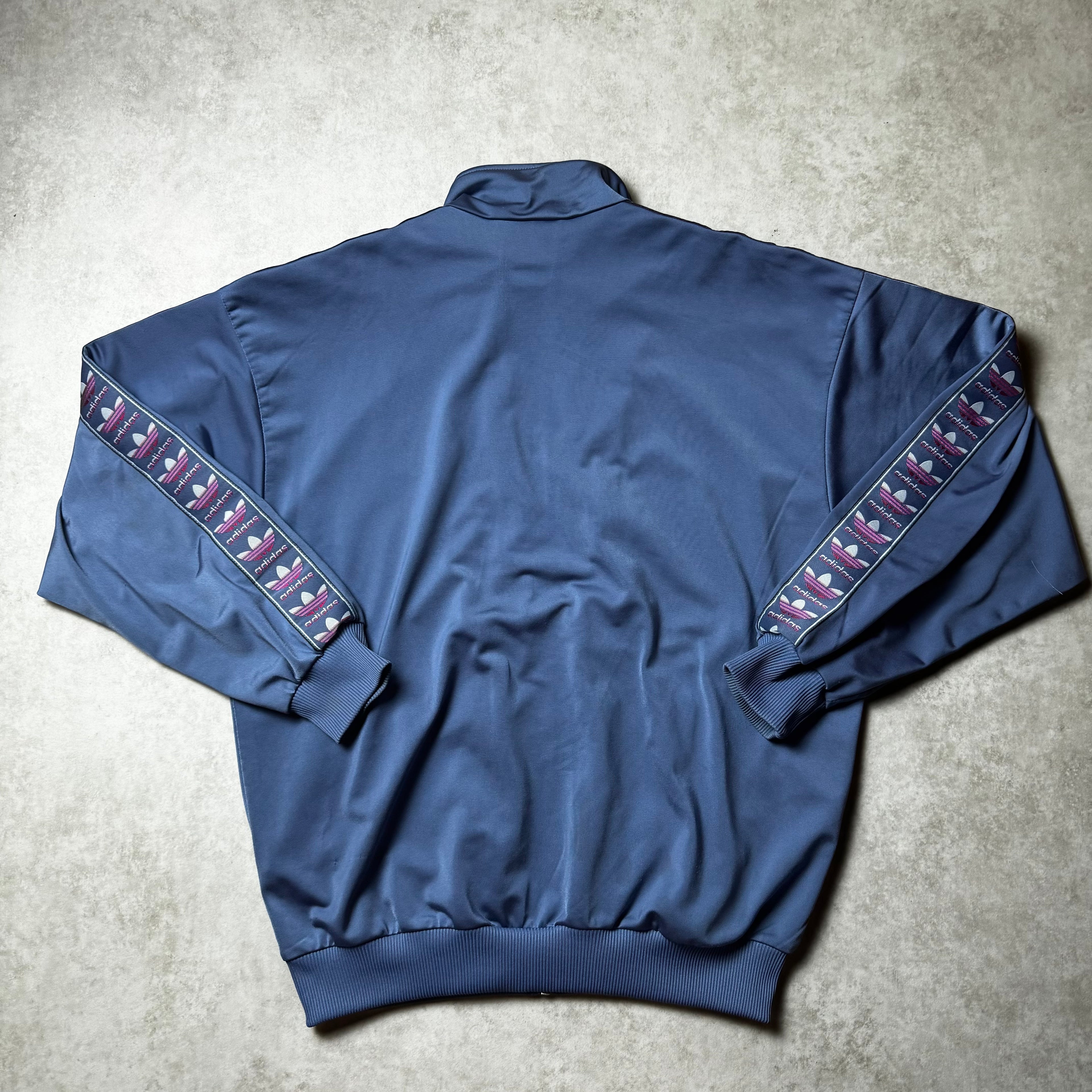 Navy Adidas Zip Up Hoodie - M