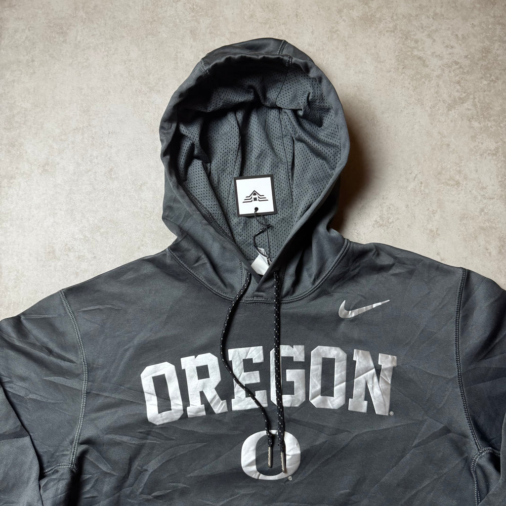 Gray Nike Oregon Hoodie - Size M