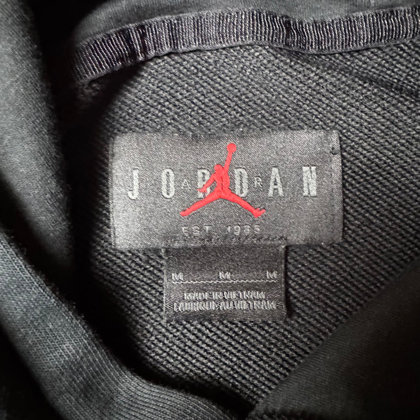 Black Jordan Hoodie - M