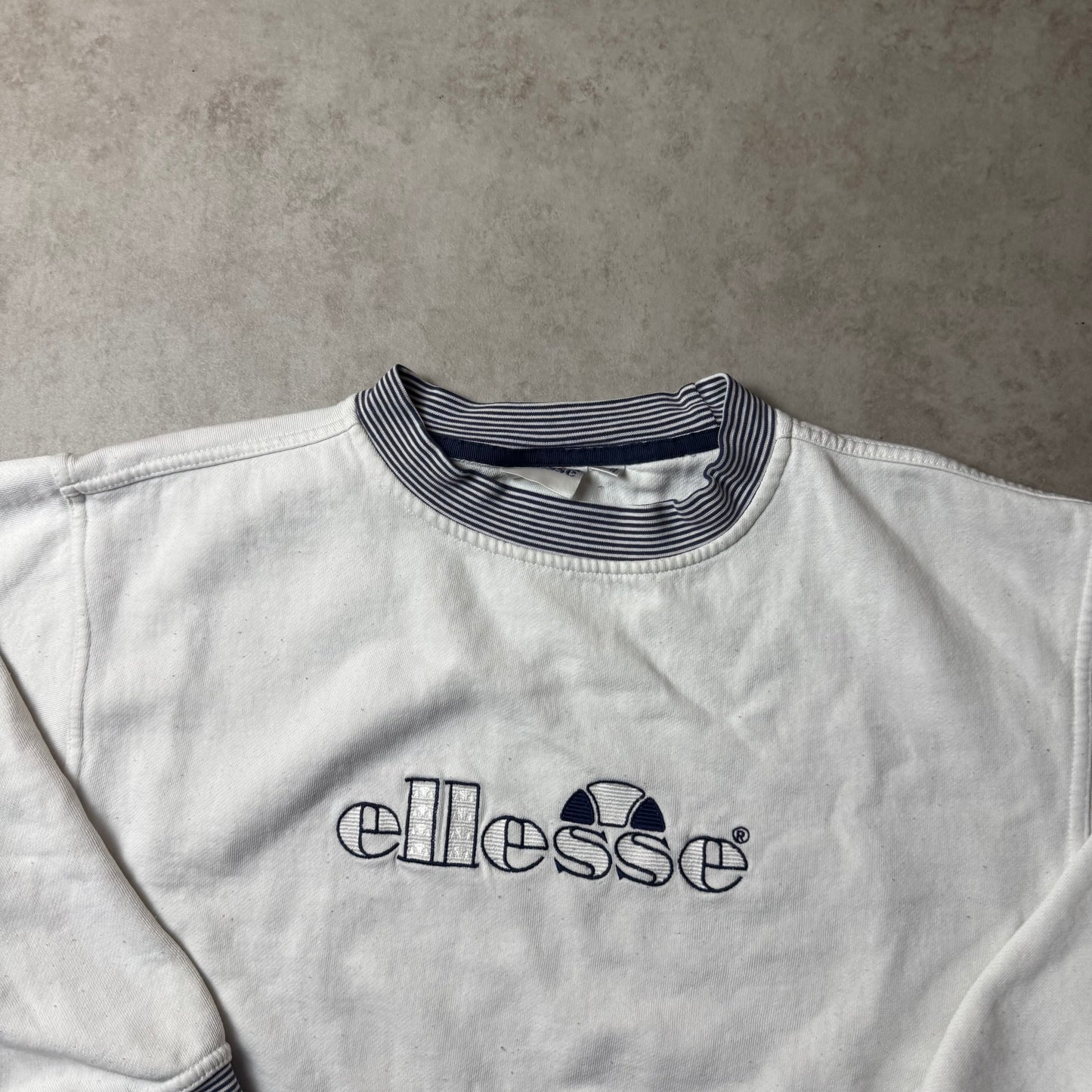 White Ellesse Sweatshirt - S