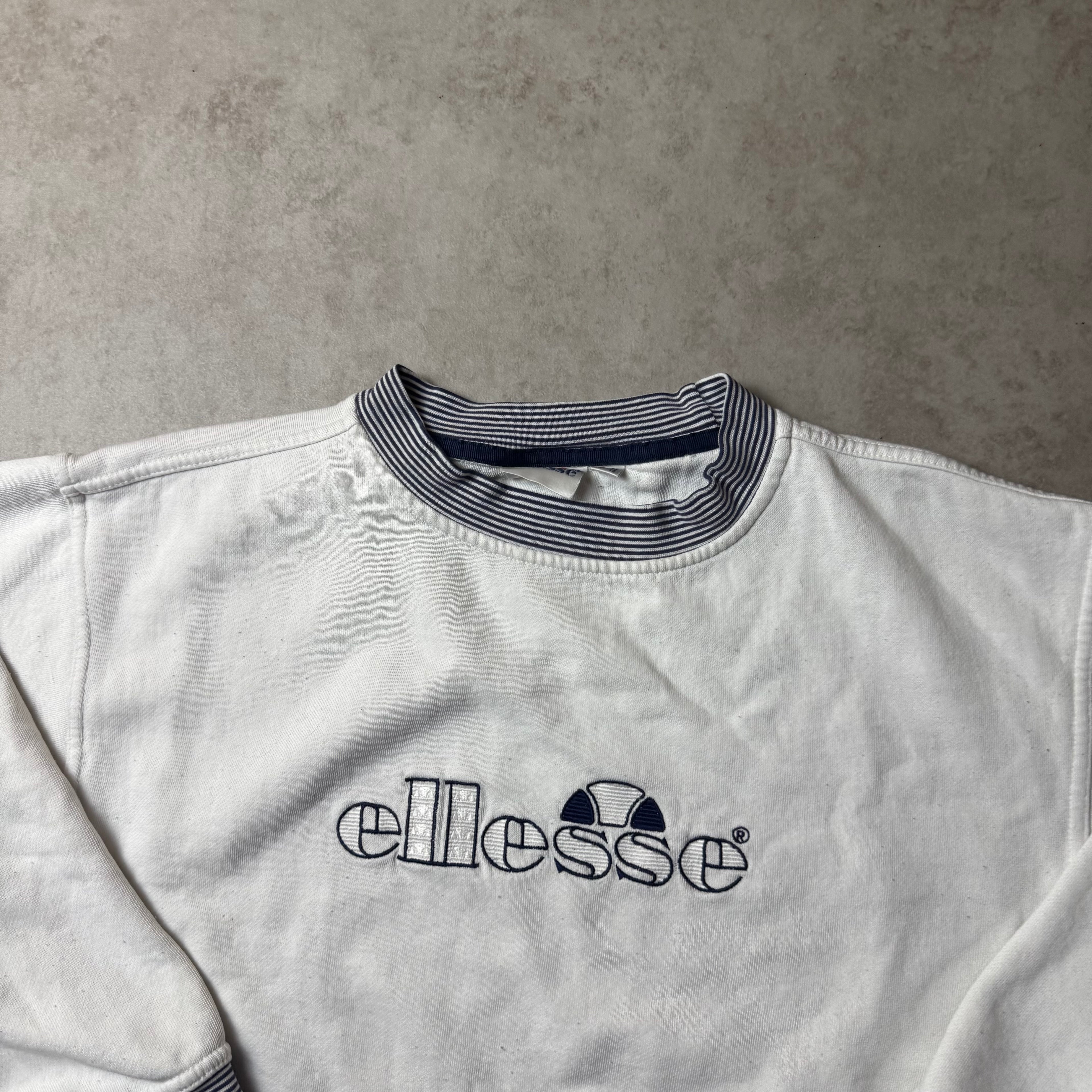 White Ellesse Sweatshirt - S