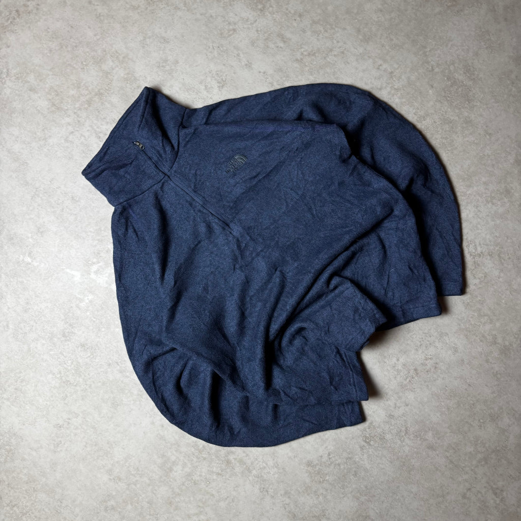 Dark Blue North Face Fleece - Size M