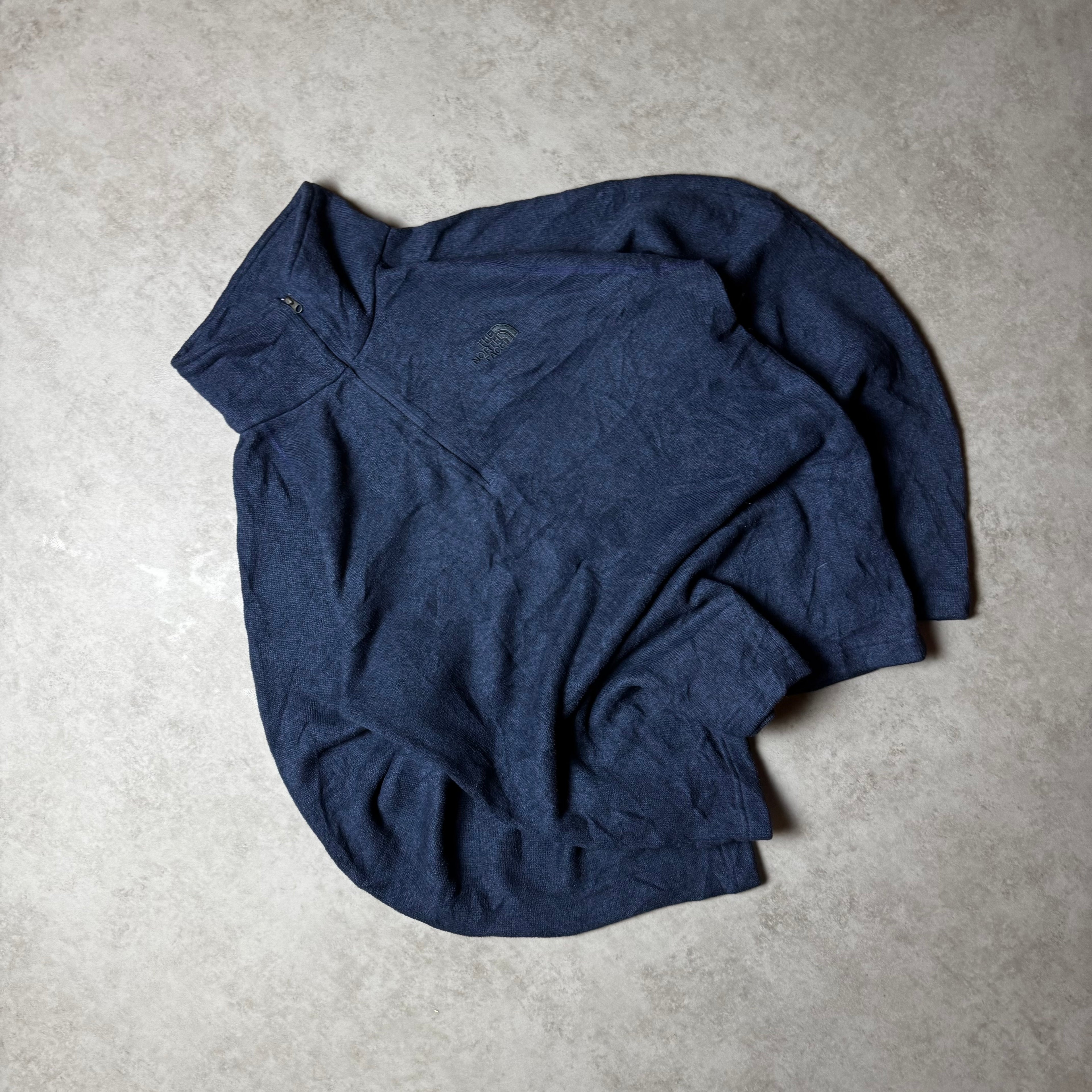 Dark Blue North Face Fleece - Size M