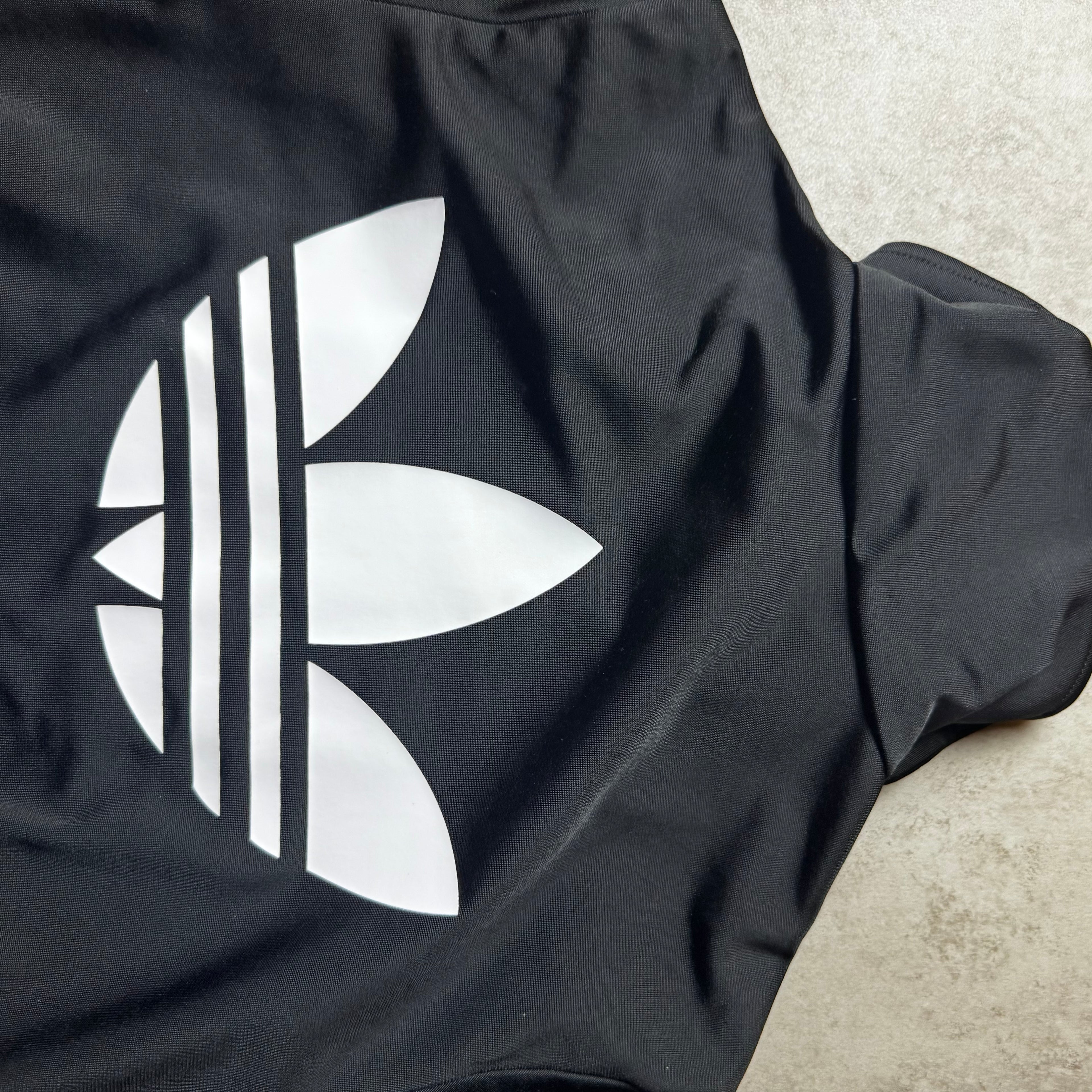 Black Adidas Zip Up Hoodie - M (XS)