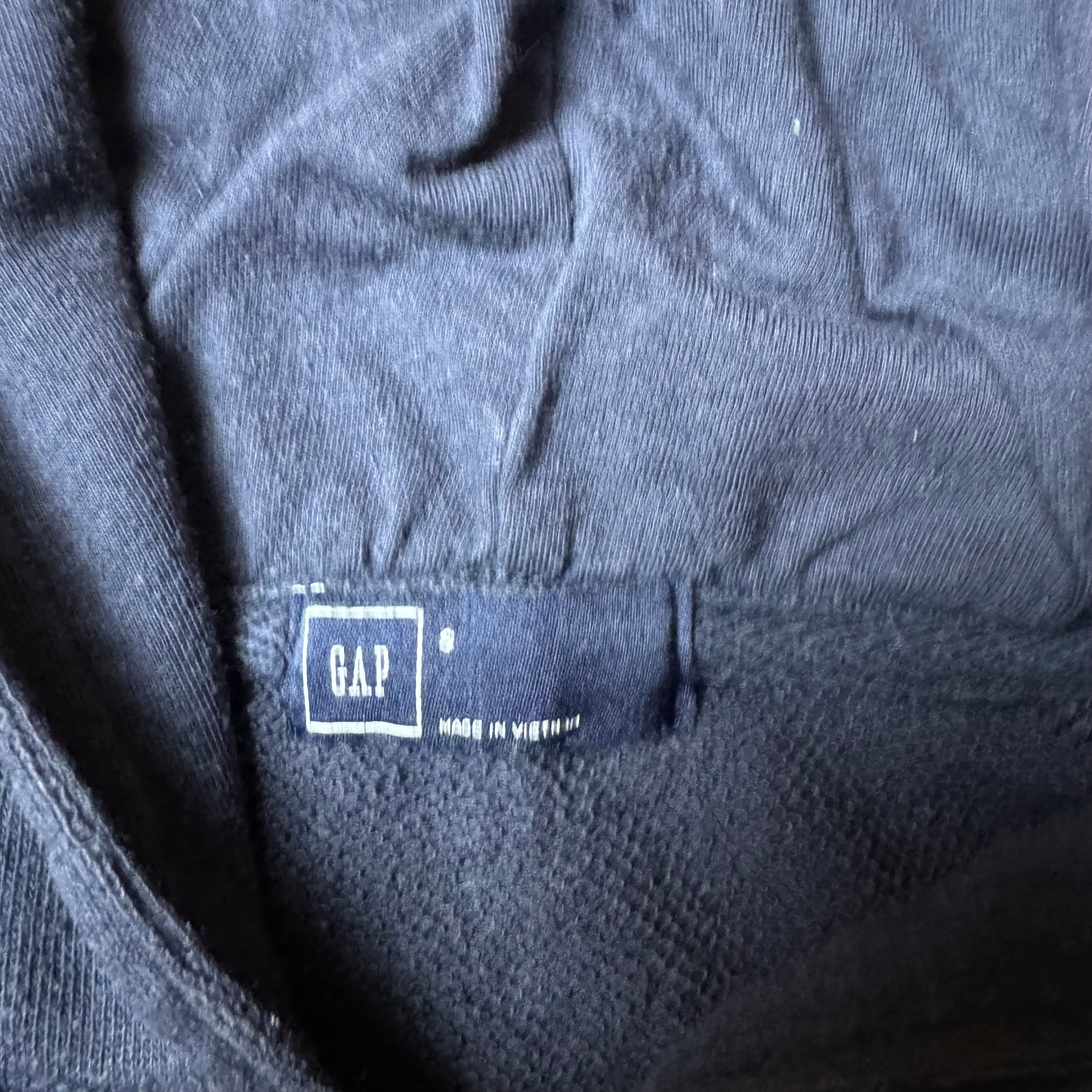 Navy GAP Zip Up Hoodie - S