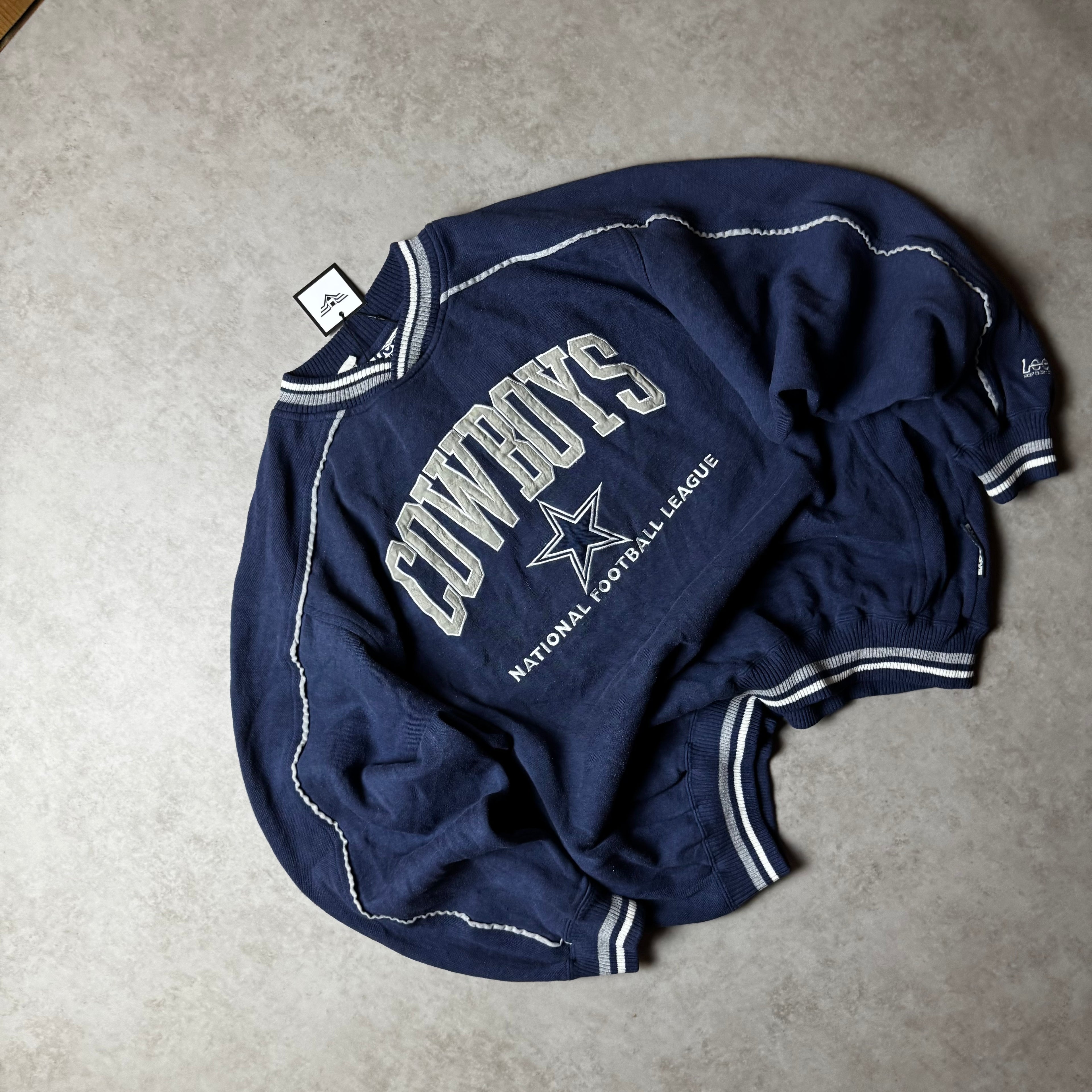 Dark Blue Lee Cowboys Hoodie - Size XL