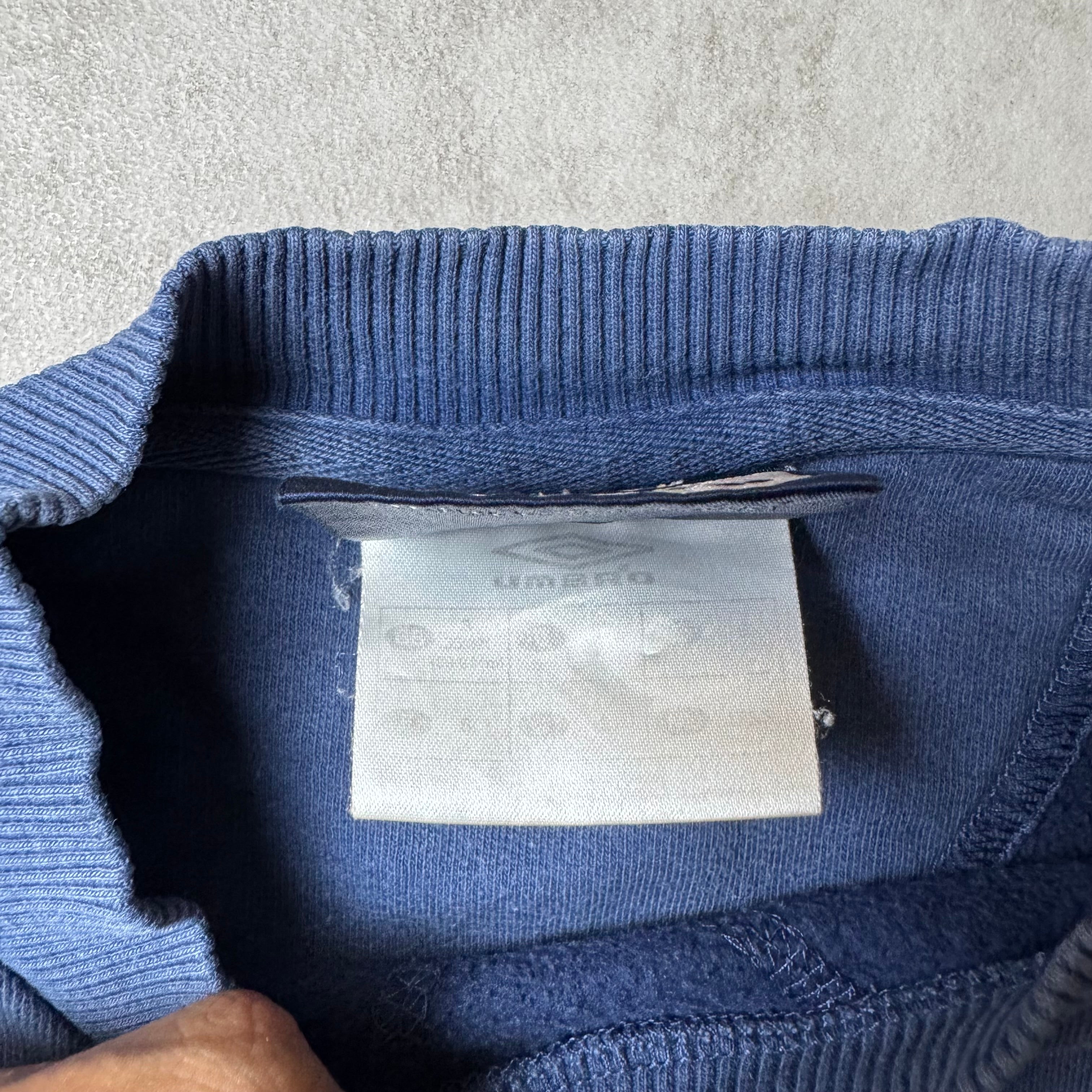 Navy Umbro Vintage Sweatshirt - L