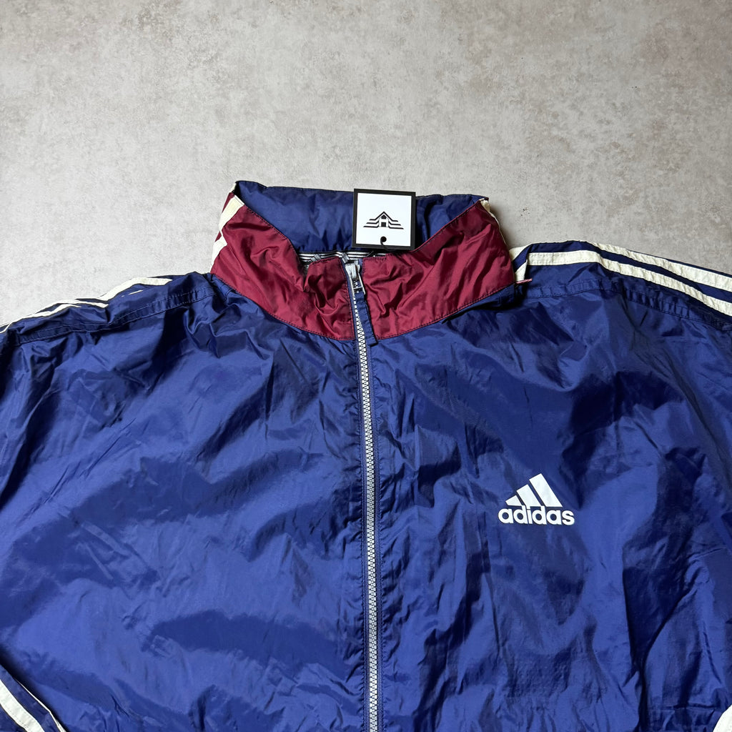 Navy Adidas Track Jacket - L
