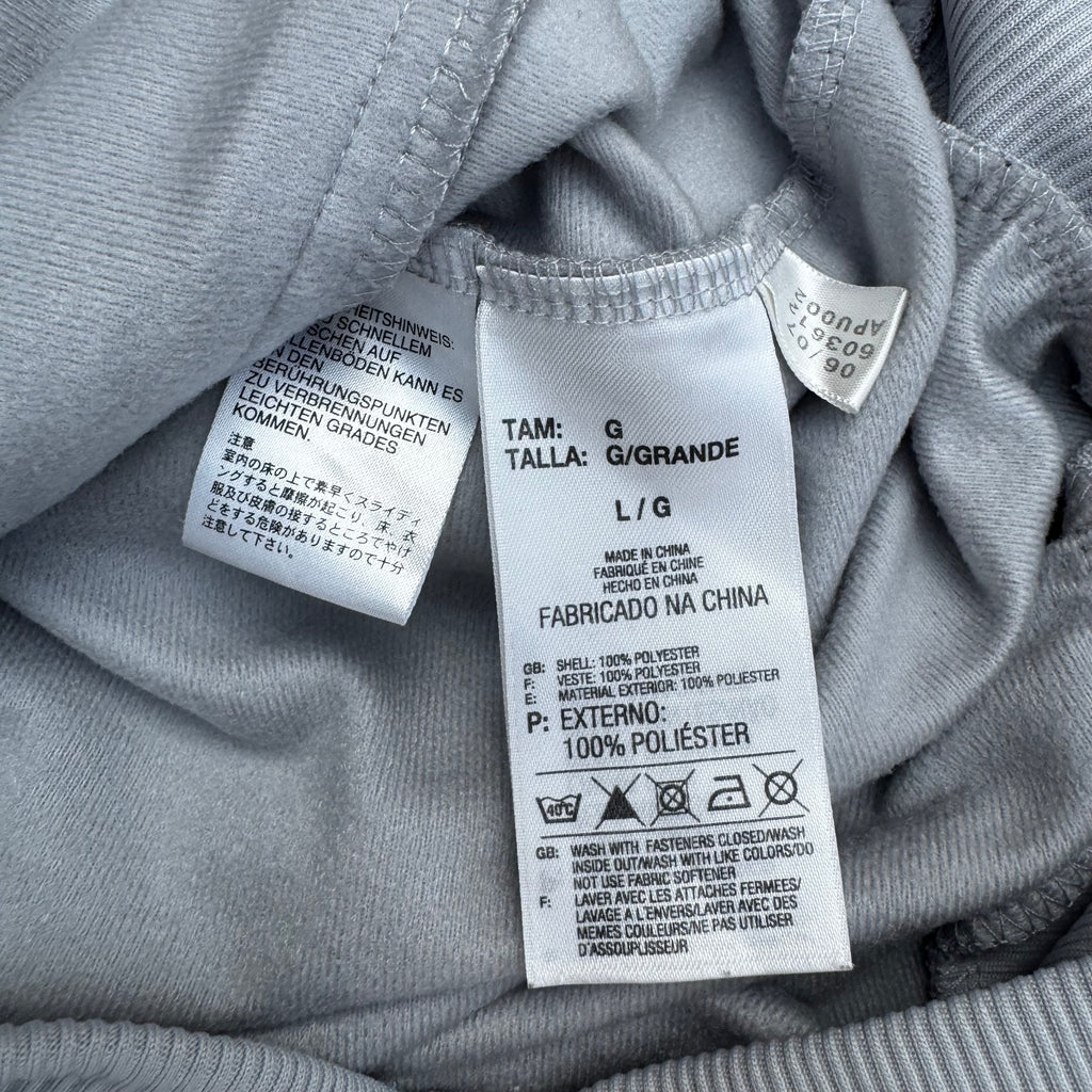 Gray Adidas Trefoil Zip Up - Size L