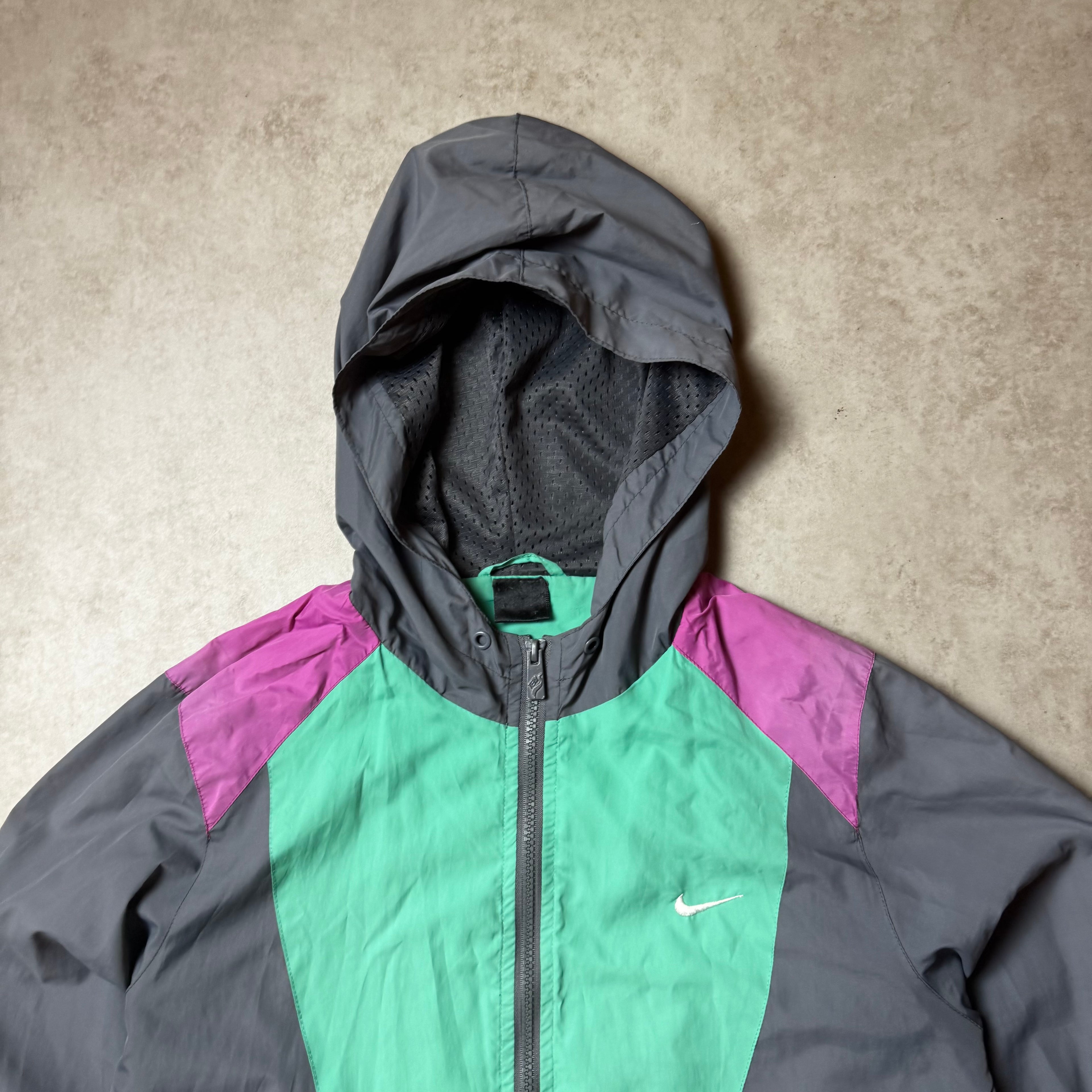 Gray Nike Windbreaker - S