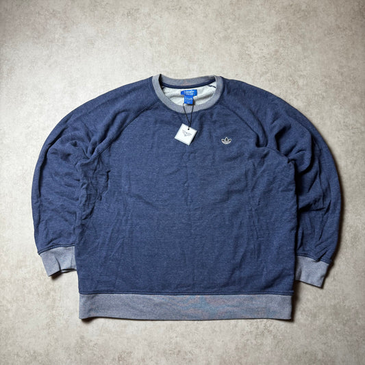 Gray Adidas Vintage Sweatshirt - XL