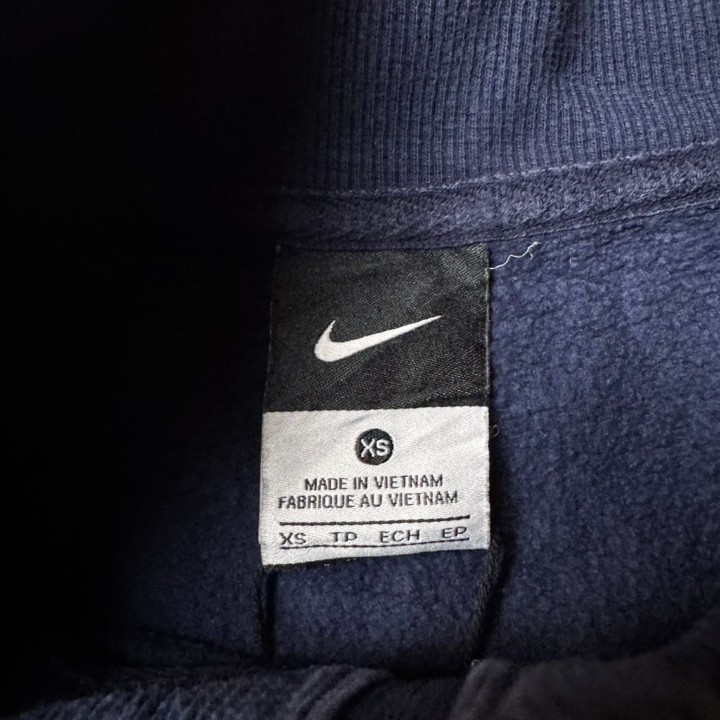 Dark Blue Nike Team Quarter Zip - Size XS