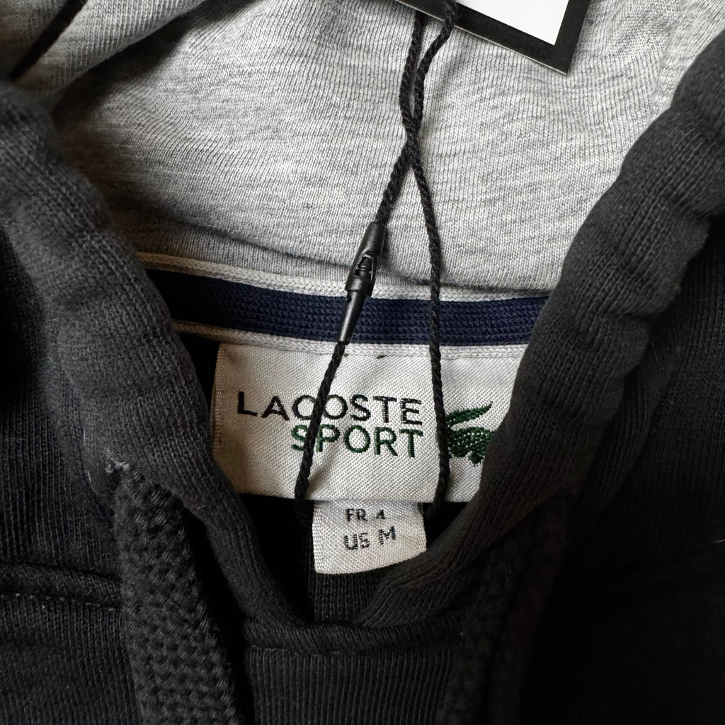 Black Lacoste Hoodie Size M