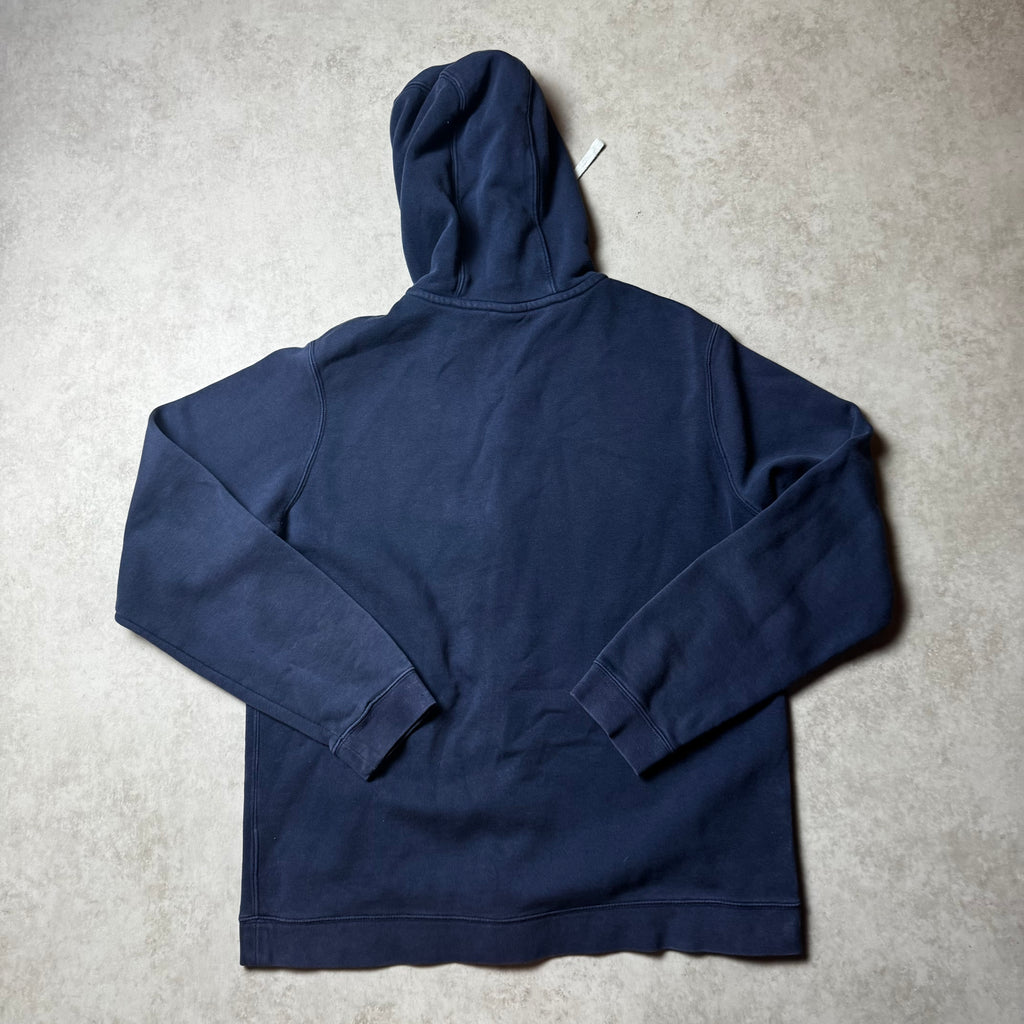Navy Nike Zip Up Hoodies - L