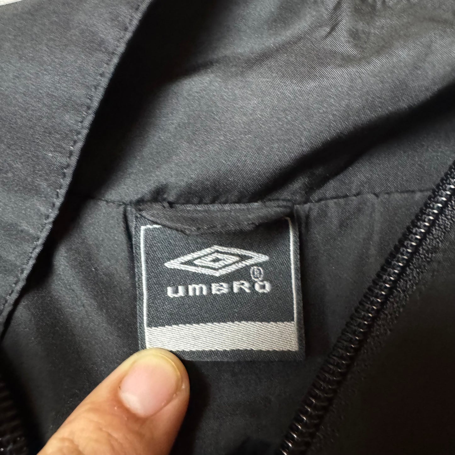 Black Vintage Umbro Windbreaker - S