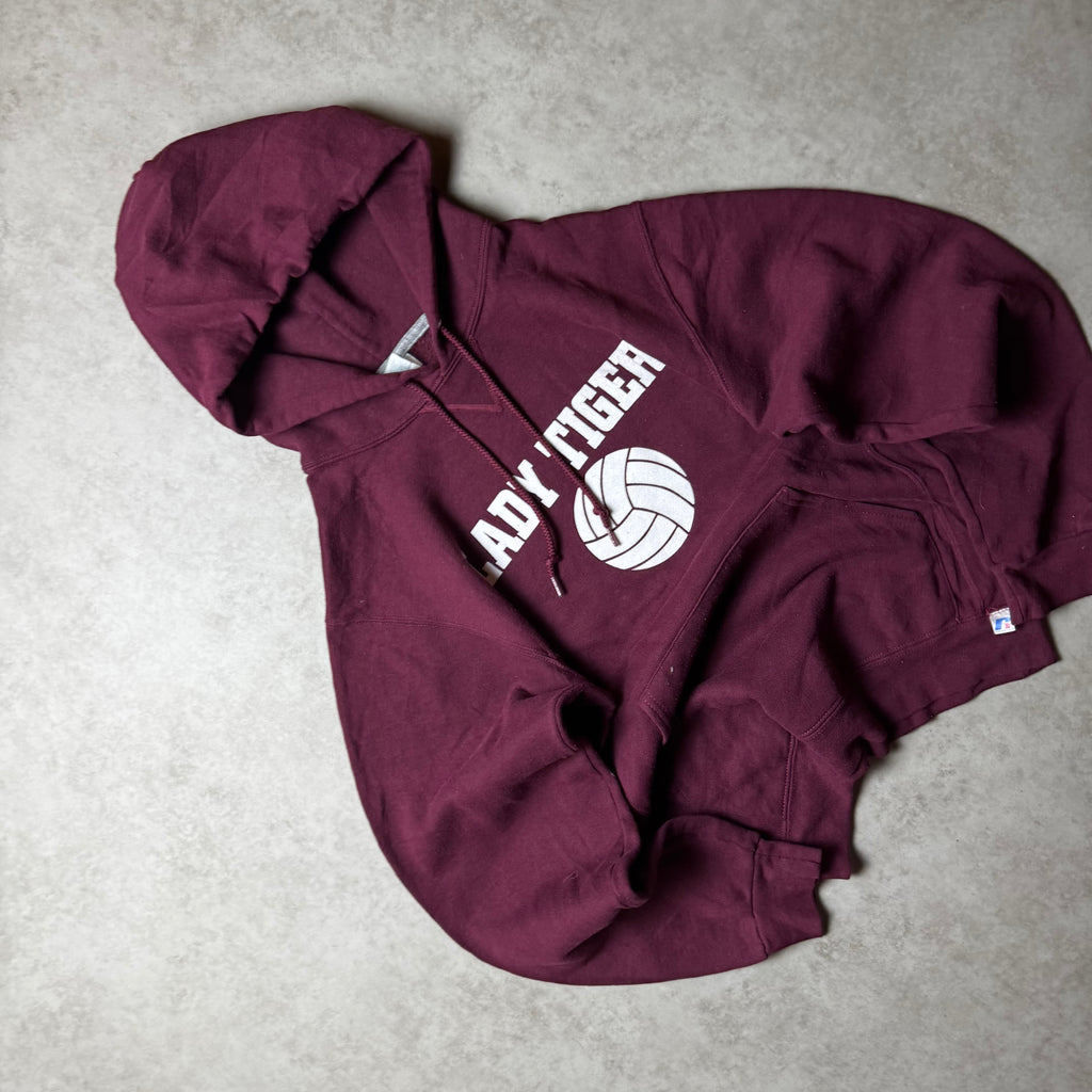 Dark Red Russell Hoodie - Size S