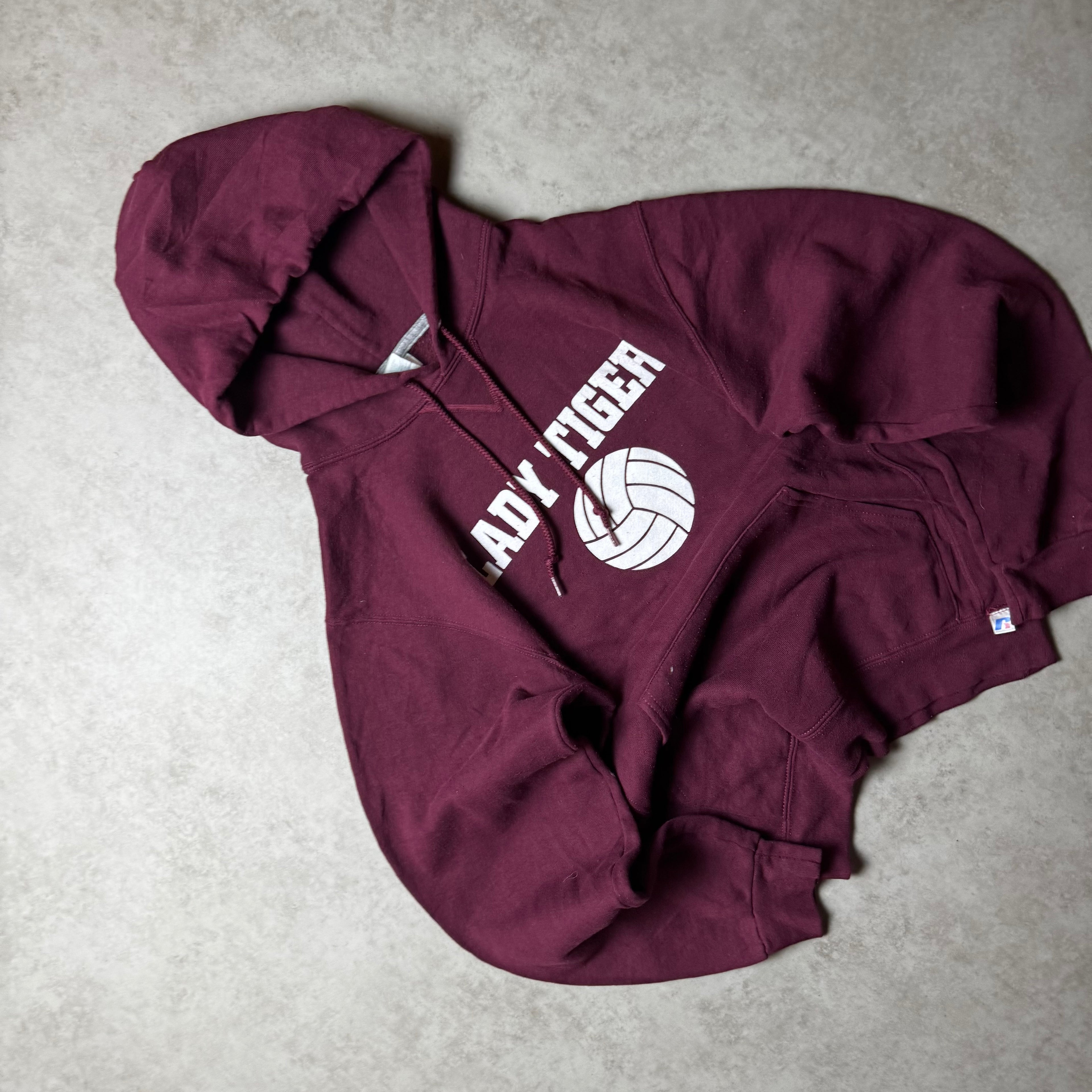 Dark Red Russell Hoodie - Size S