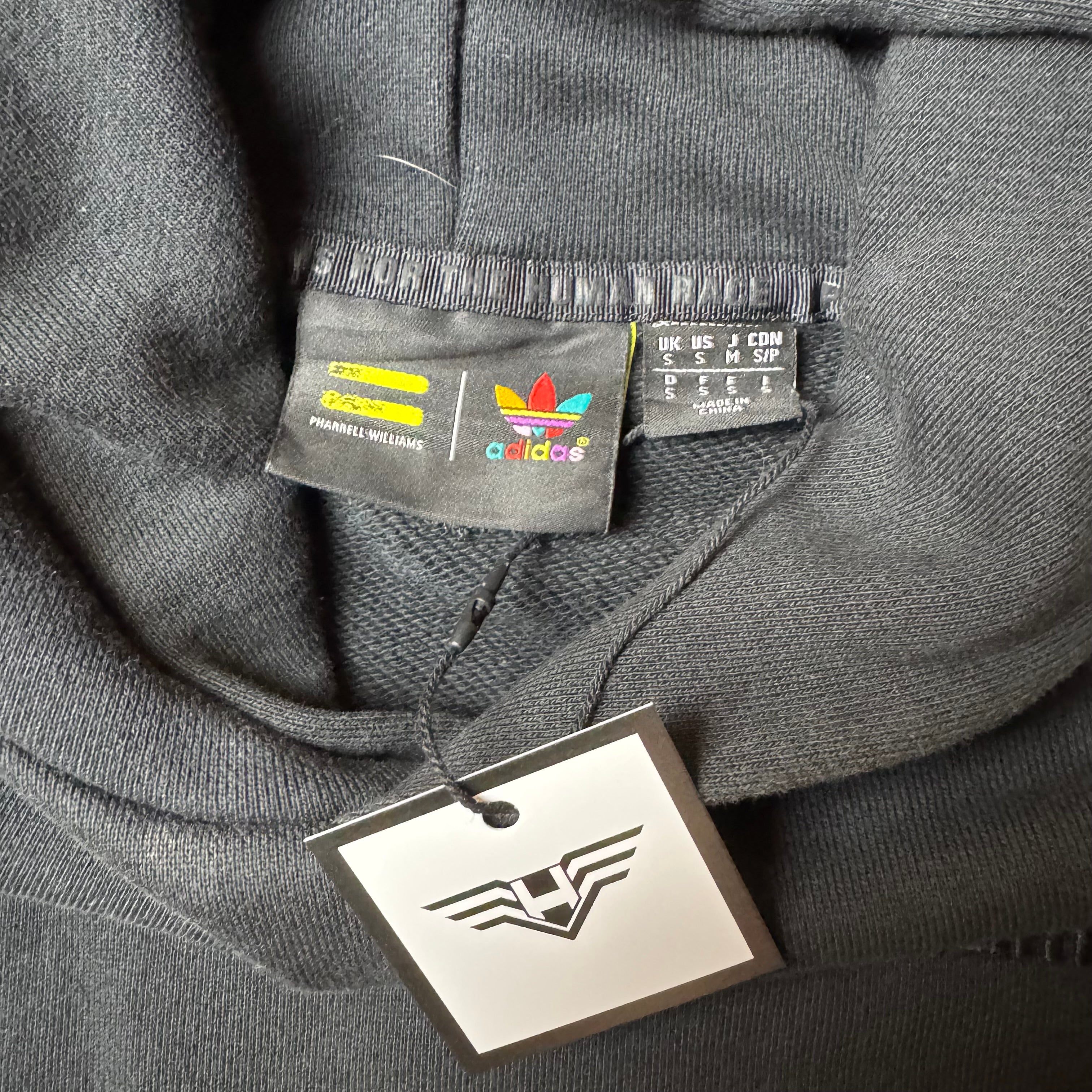 Black Adidas Humanrace Hoodie - Size S