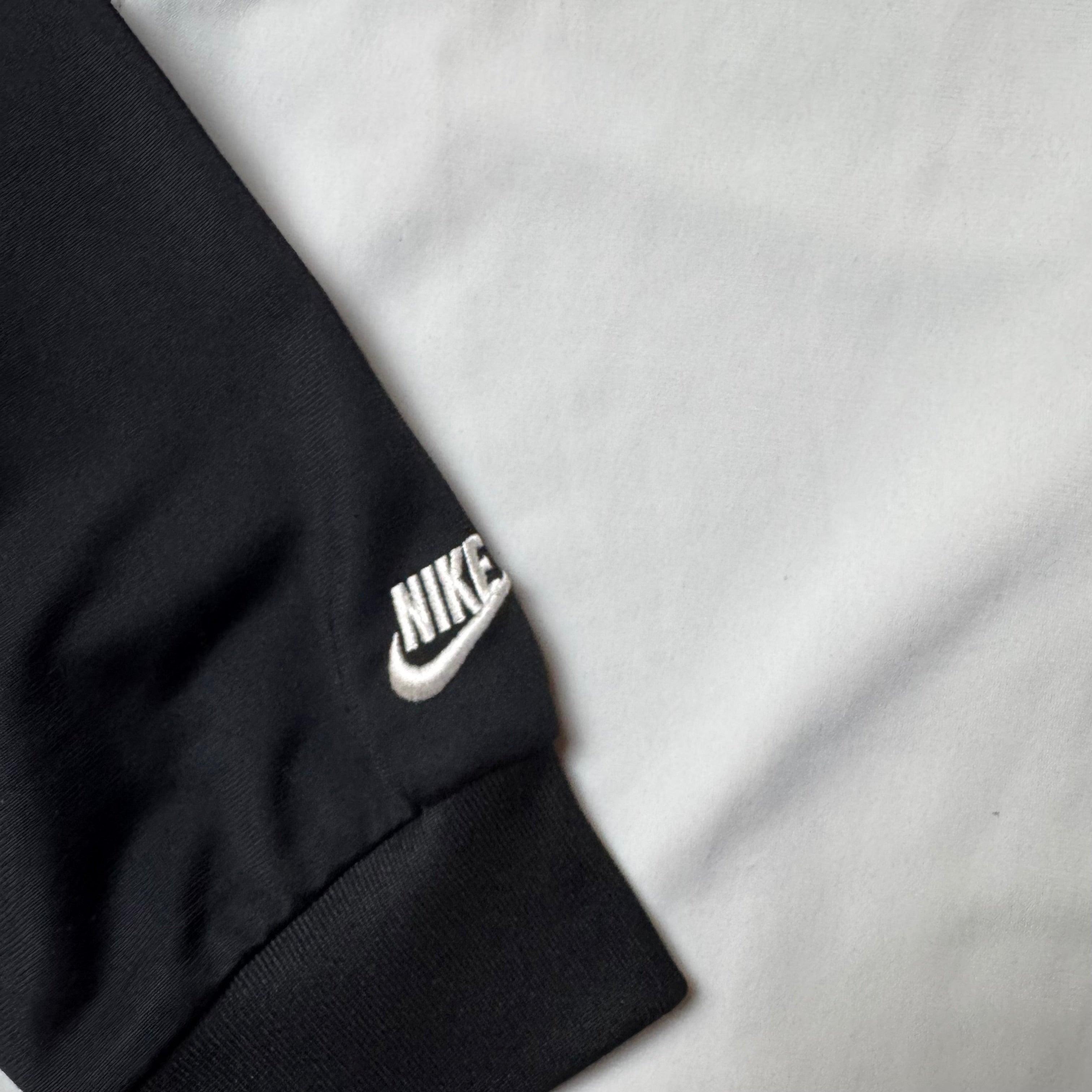 Black and White Zip Up Hoodies - Size L Children's