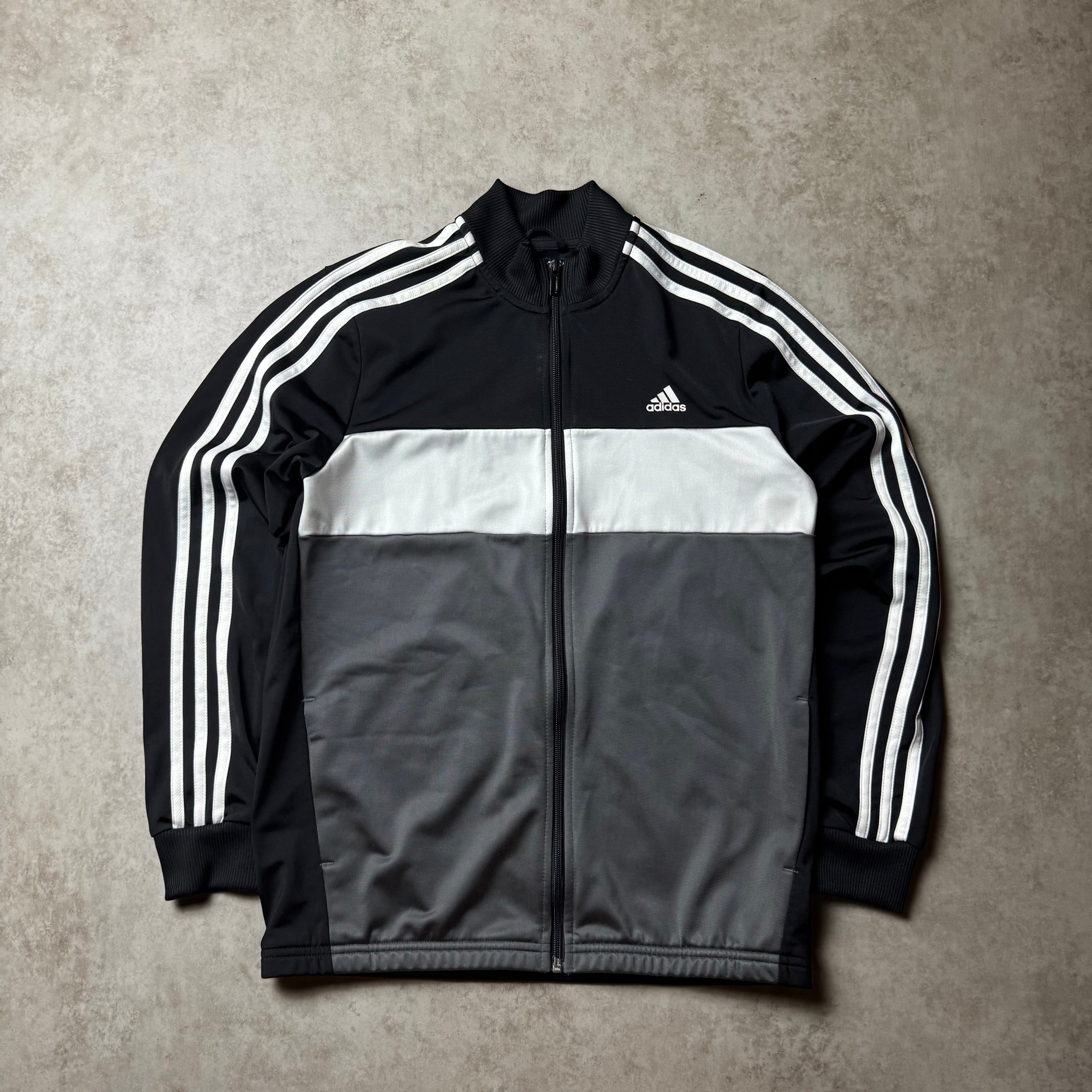 Black Adidas Zip Up Hoodie - S