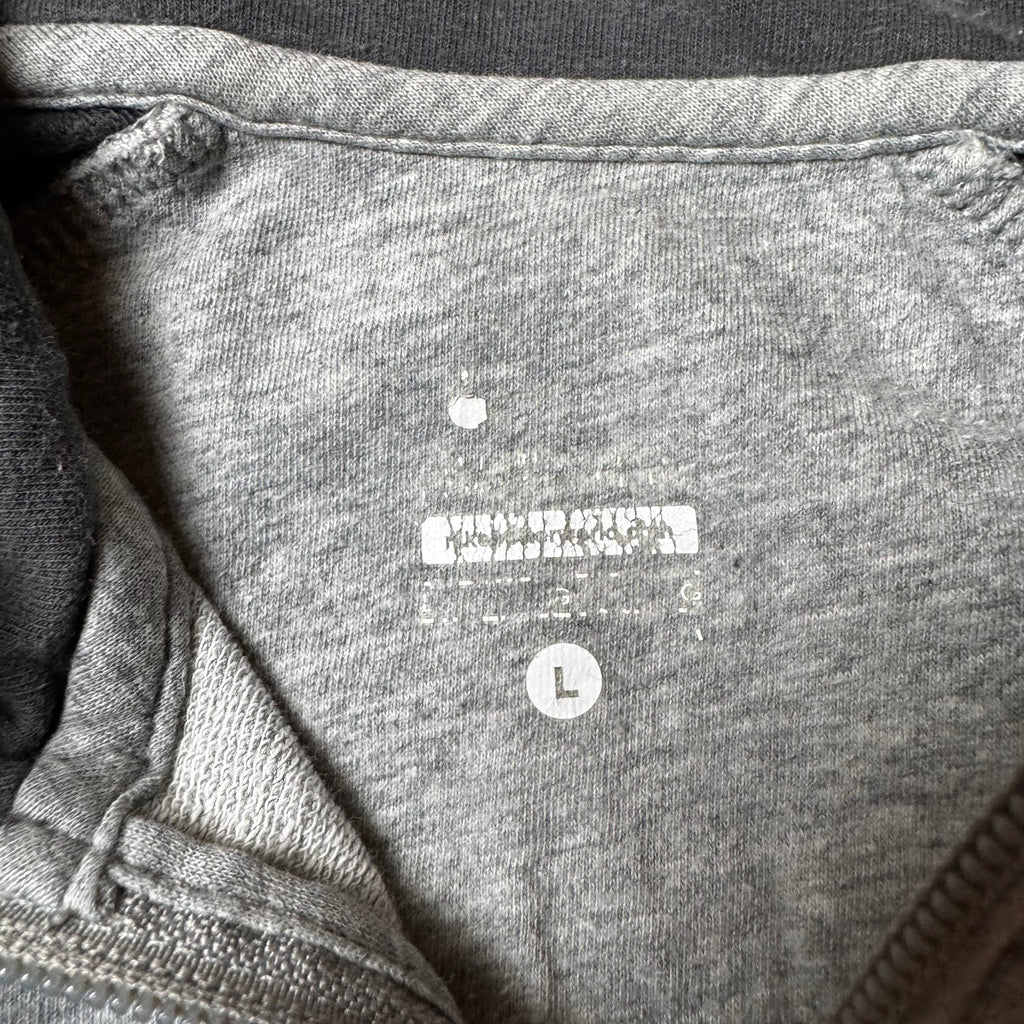 Gray Nike Zip Up Hoodie - L