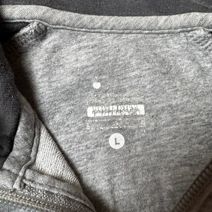 Gray Nike Zip Up Hoodie - L