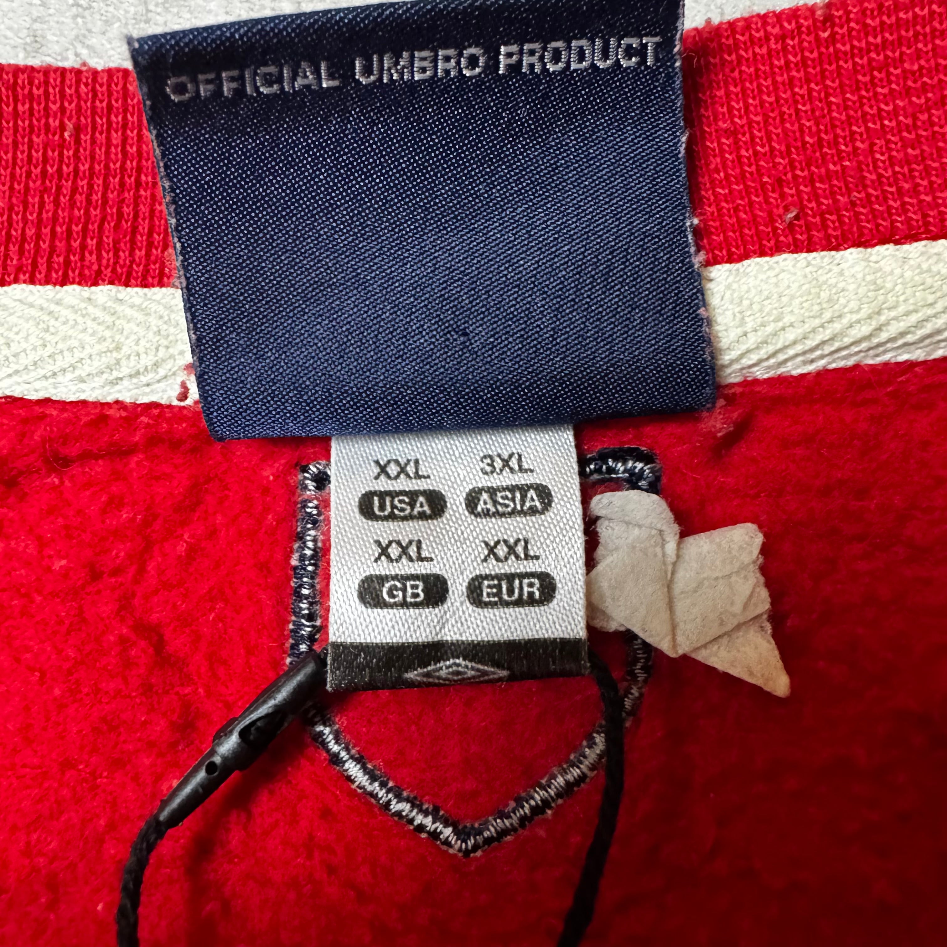 Red Umbro Sweatshirt - XXL