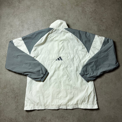 Beige Adidas Vintage Windbreaker - M