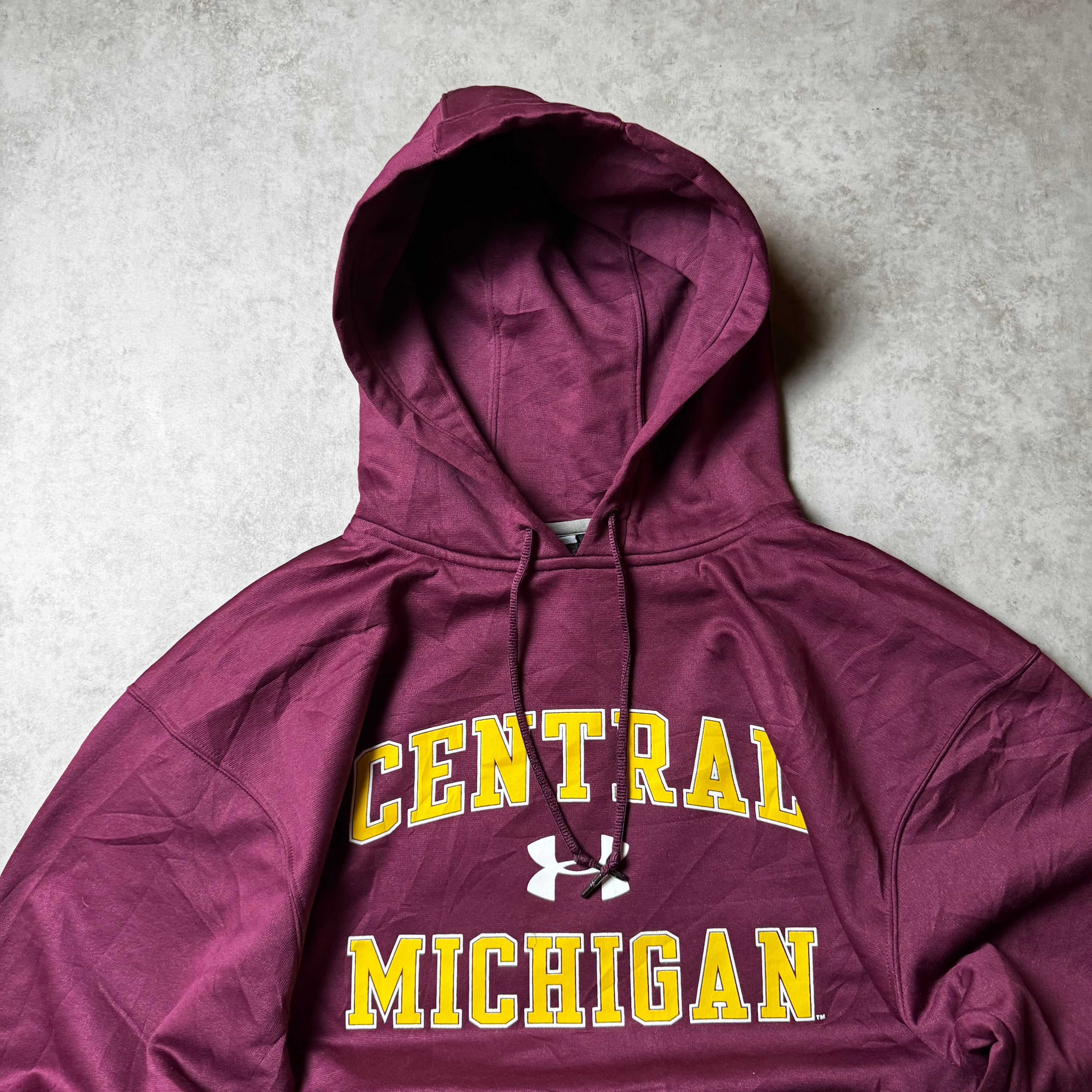 Purple Under Armour Michigan Hoodie - Size SM