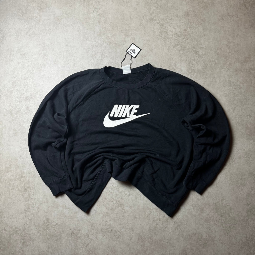 Black Nike Cropped Sweatshirt - XXL