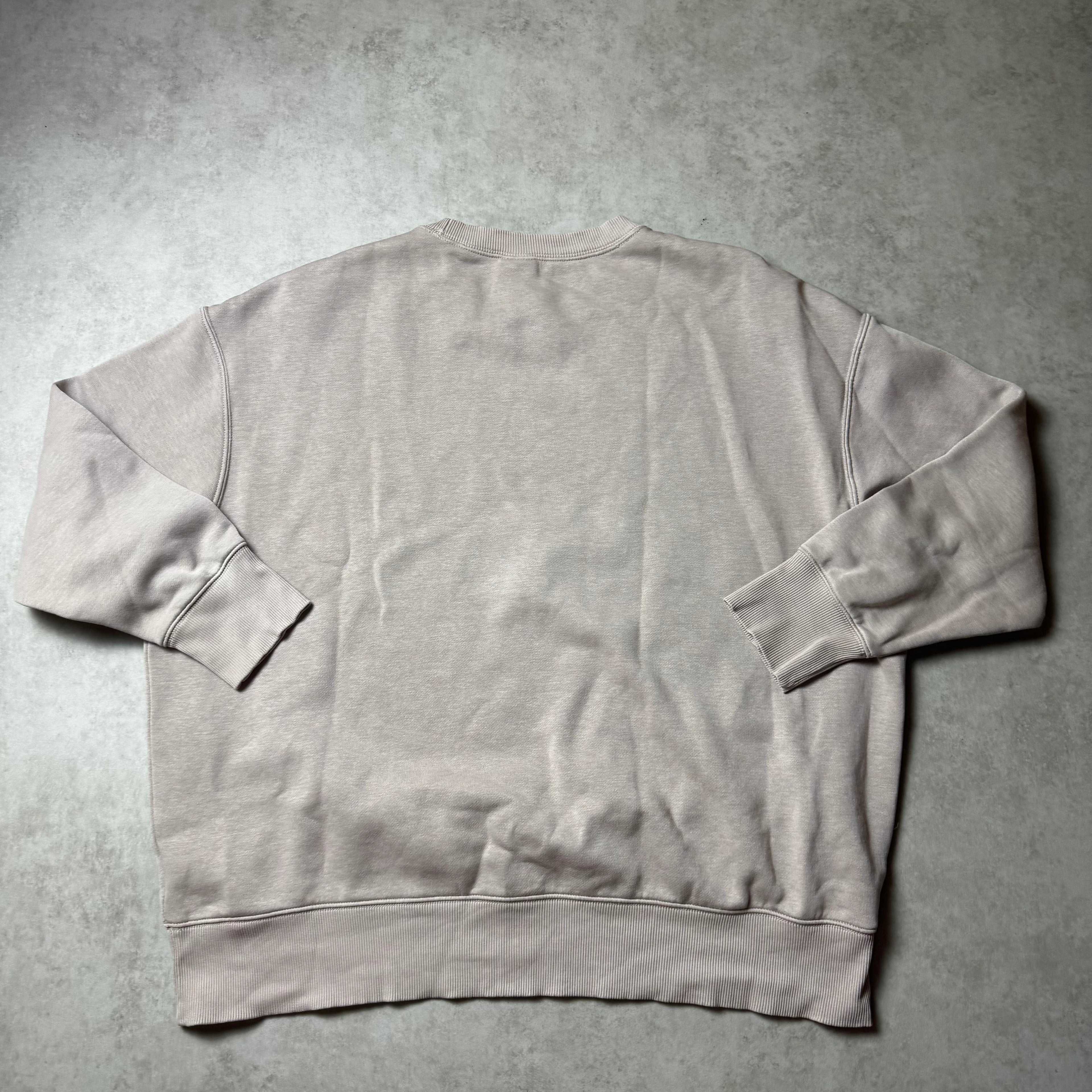 Pink Nike Cropped Oversized Sweatshirt - L