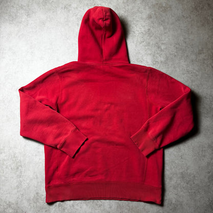 Red Adidas Hoodie - L