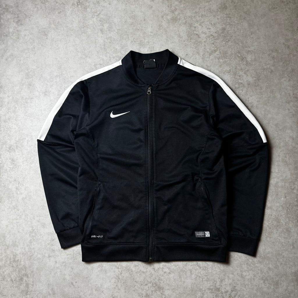 Black Nike Zip Up Hoodie - L