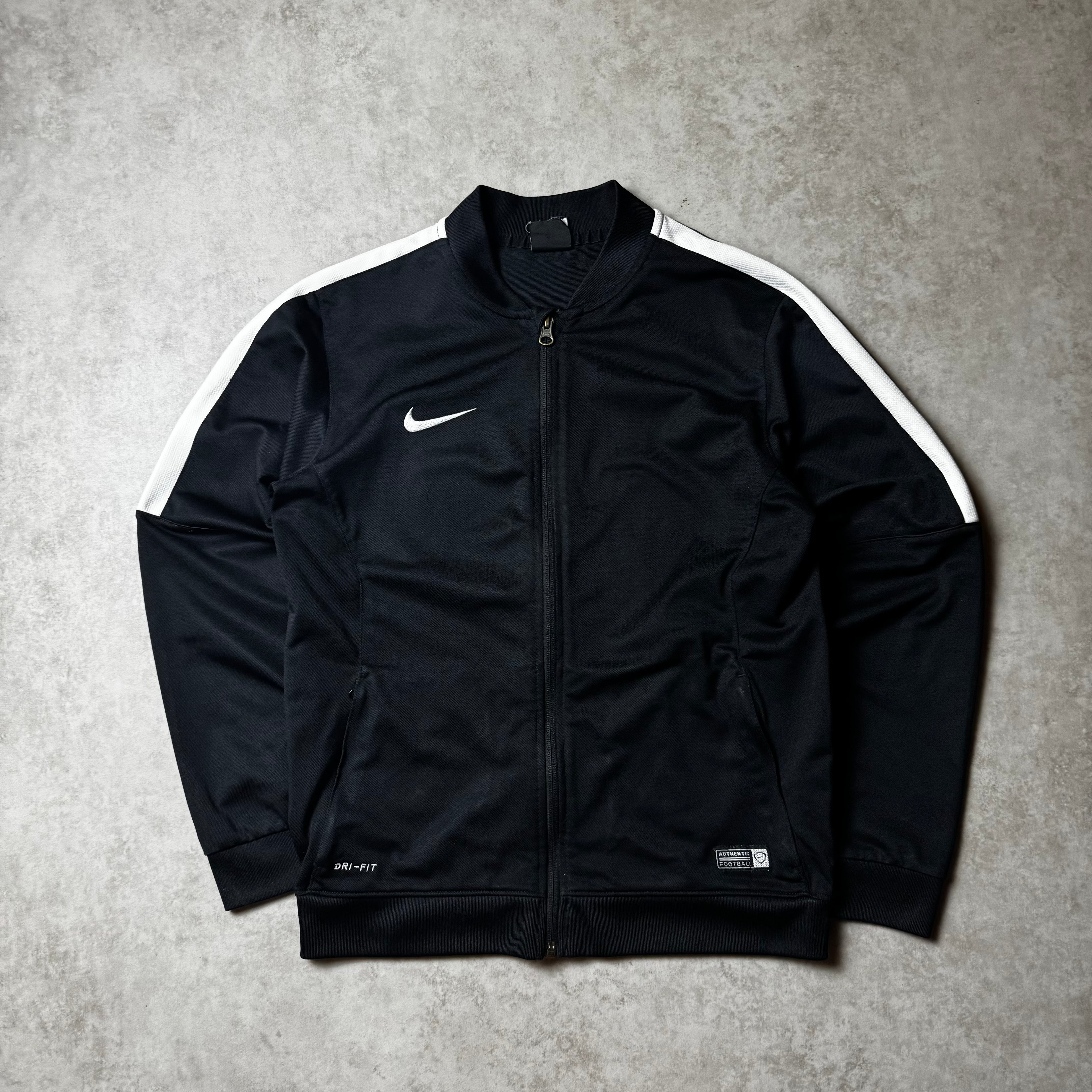 Black Nike Zip Up Hoodie - L